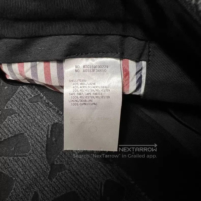 Thom Browne Thom Browne size 5 Yin-yang patched whale wool trousers Size US 30 / EU 46 - 6 Thumbnail