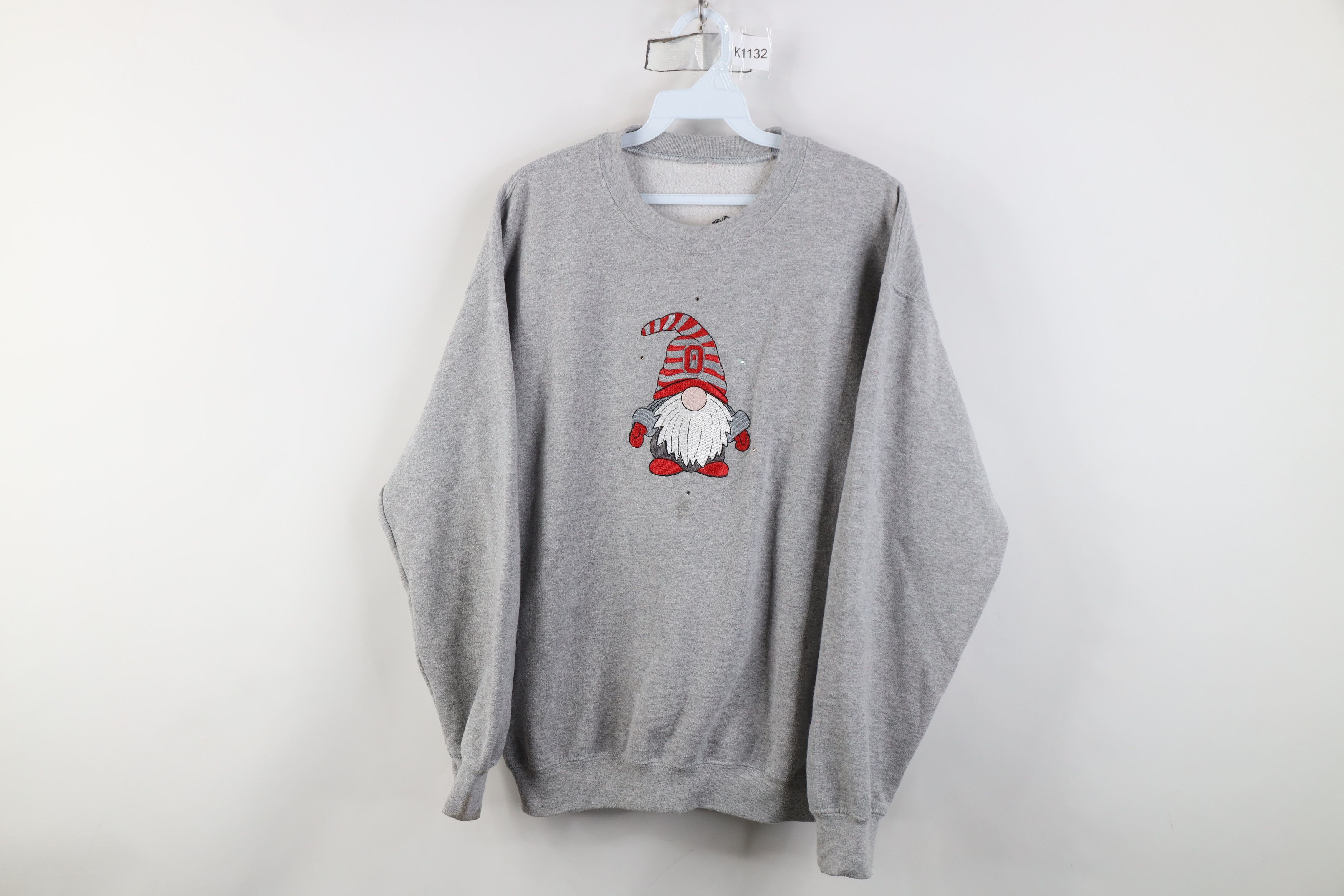 Vintage Vintage 90s Y2K Ohio State University Football Sweatshirt Size M / US 6-8 / IT 42-44 - 1 Thumbnail