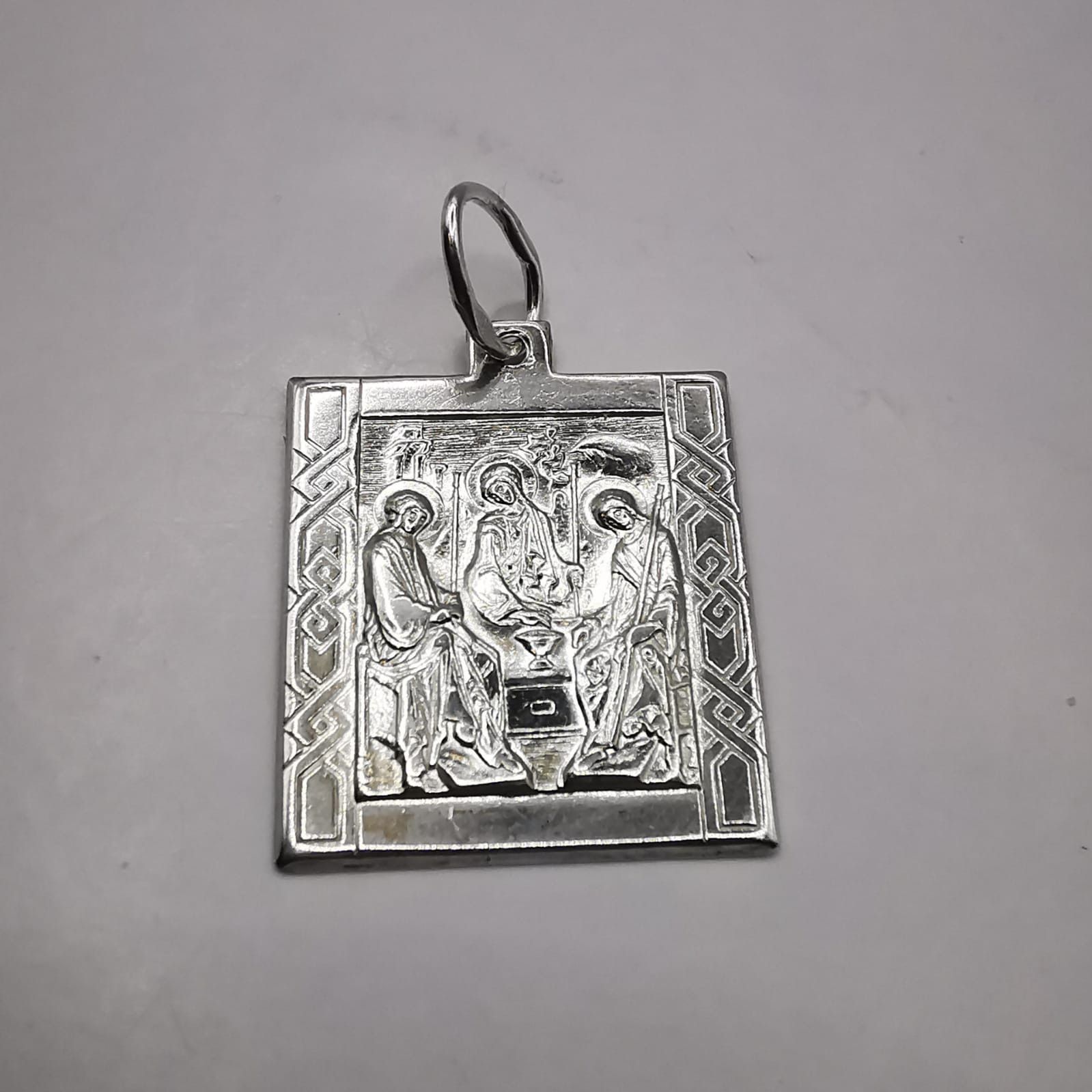 Sterling Silver Vintage pendant "Holy Trinity" made of 925 silver 3,47g Size ONE SIZE - 1 Thumbnail