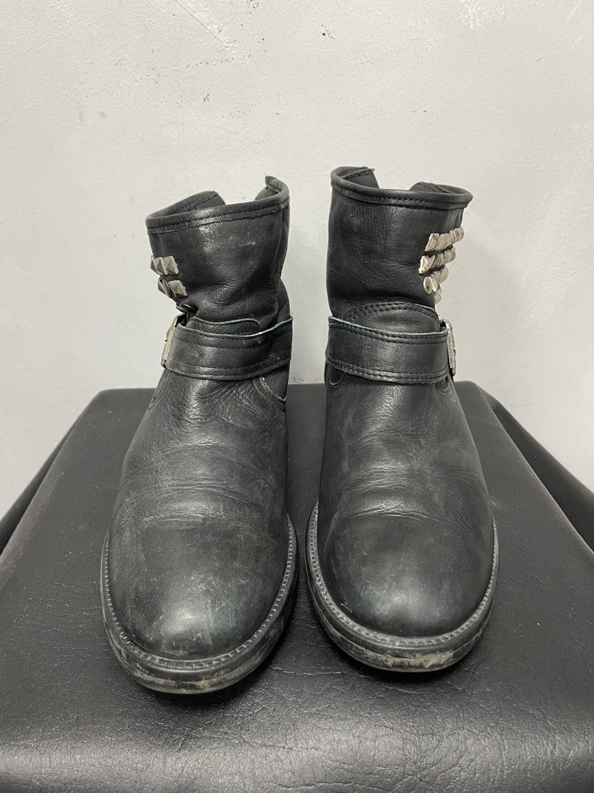 Hedi Slimane Studded western boots hype japanese Hedi slimane style 90s Size US 8 / EU 41 - 3 Thumbnail