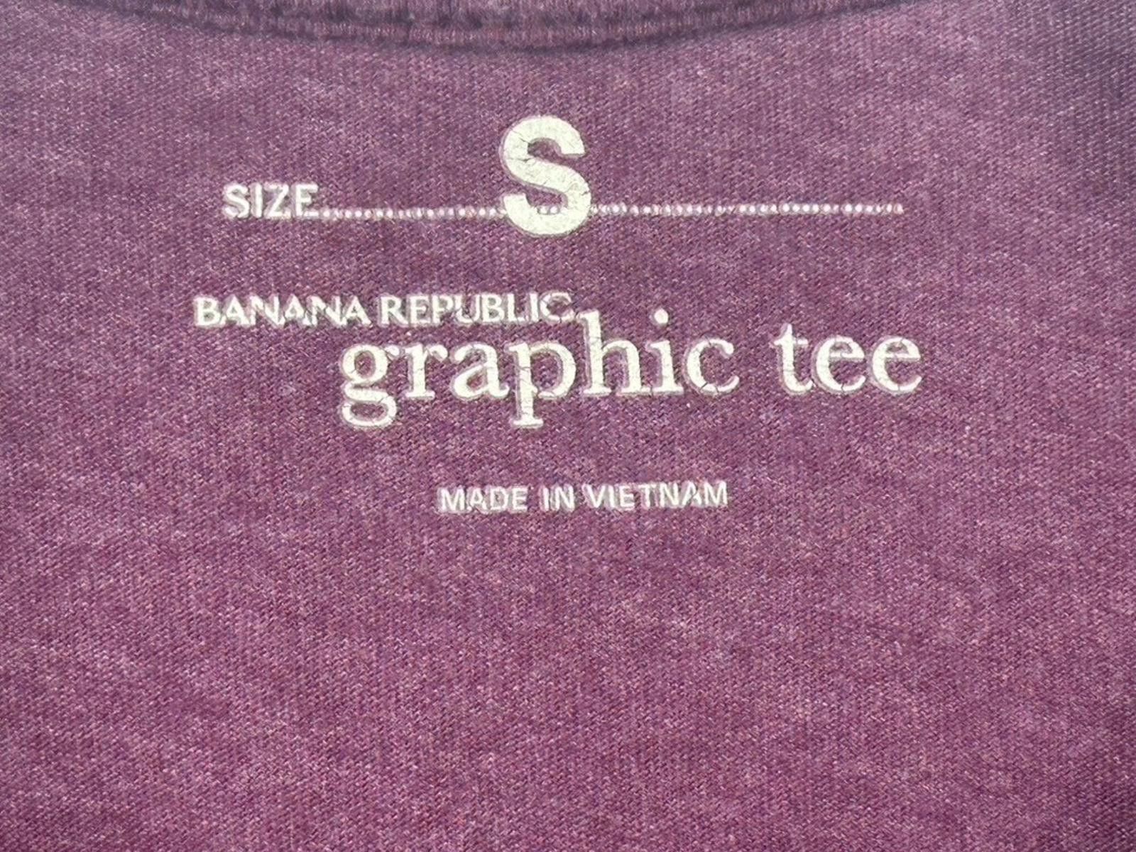 Banana Republic Banana Republic Travel Safari Clothing Maroon Mens S T-Shirt Size US S / EU 44-46 / 1 - 5 Thumbnail