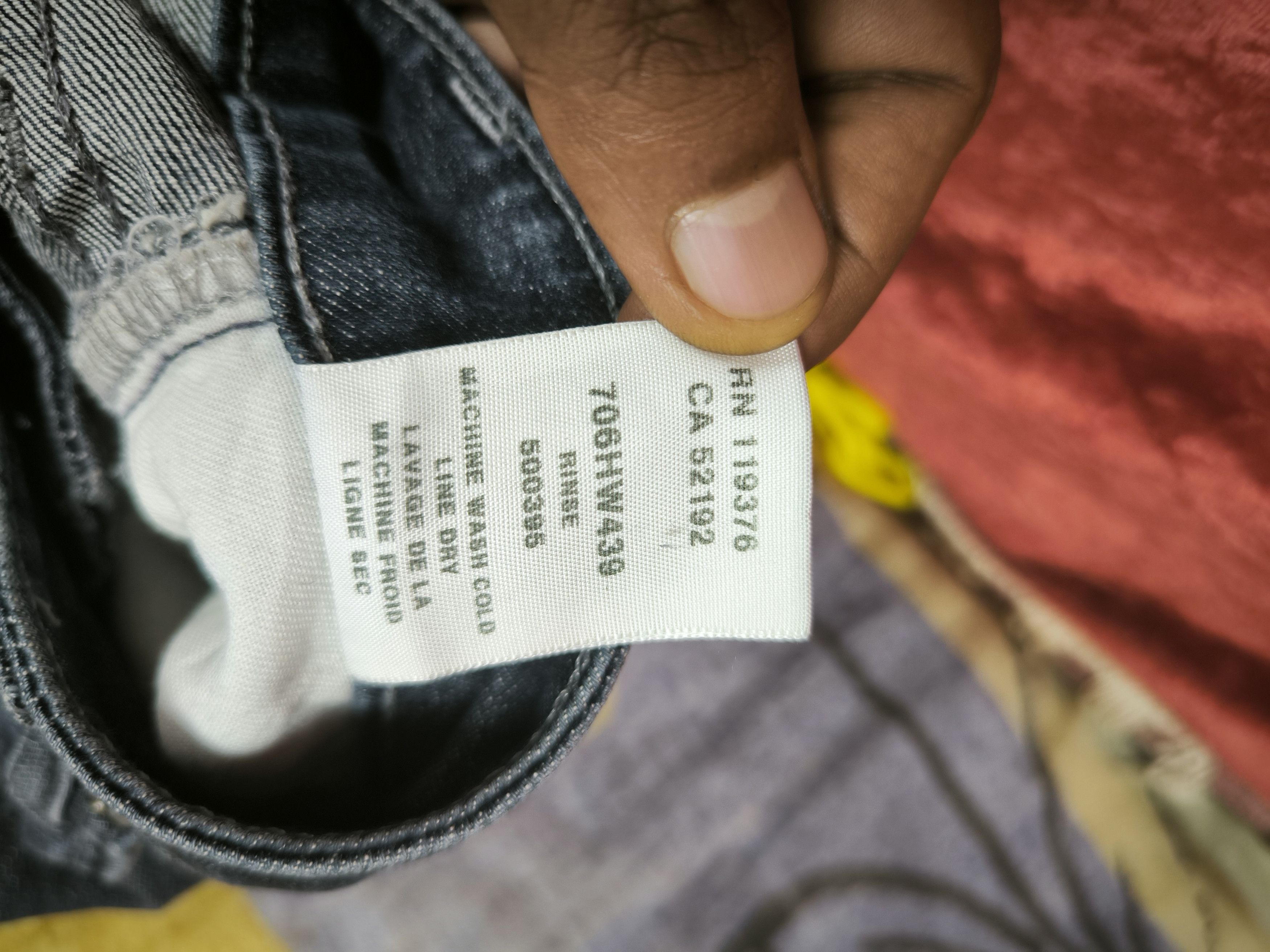 Helmut Lang Skinny Strech Size 29" - 16 Thumbnail