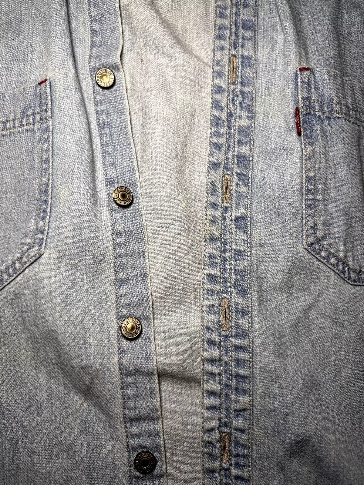 Levi's Men's Vintage Levi's WPL 423 Light Blue Denim Trucker Jacket Size US S / EU 44-46 / 1 - 9 Thumbnail