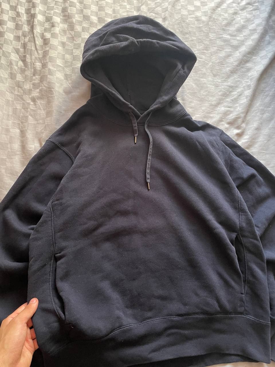 Japanese Brand Vintage boxy fit hoodie y2k distressed Size US S / EU 44-46 / 1 - 2 Thumbnail