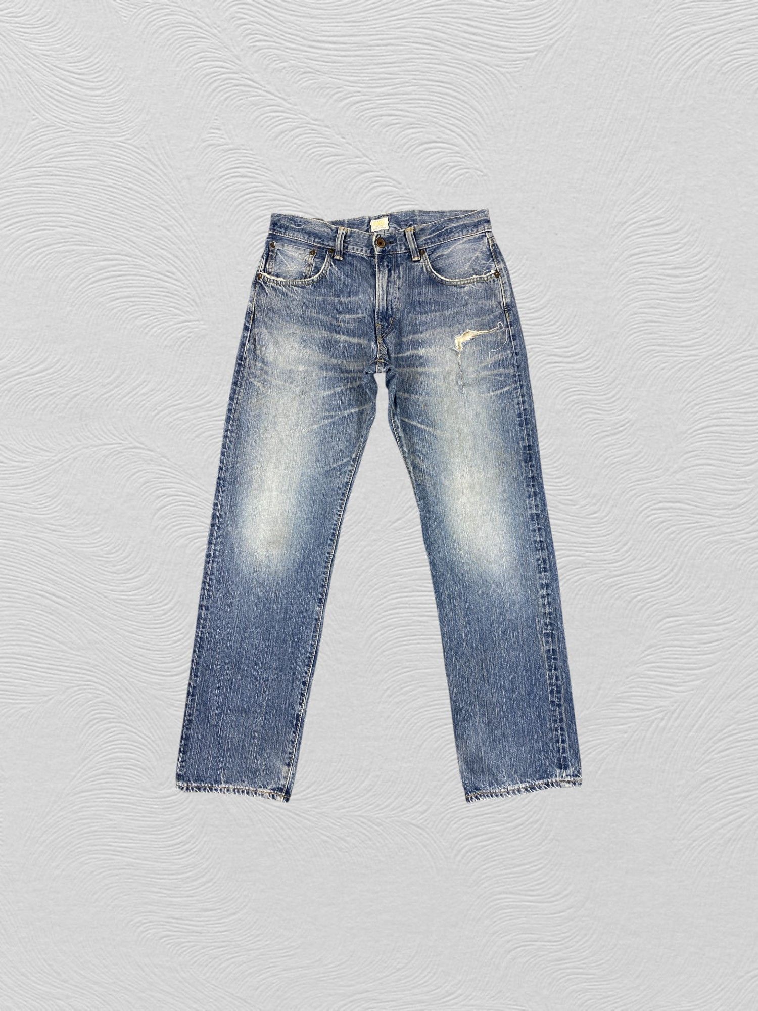 Edwin 🔥VINTAGE EDWIN 505 SELVEDGE DENIM JEANS 34x32.5- JN3609 Size US 34 / EU 50 - 1 Thumbnail