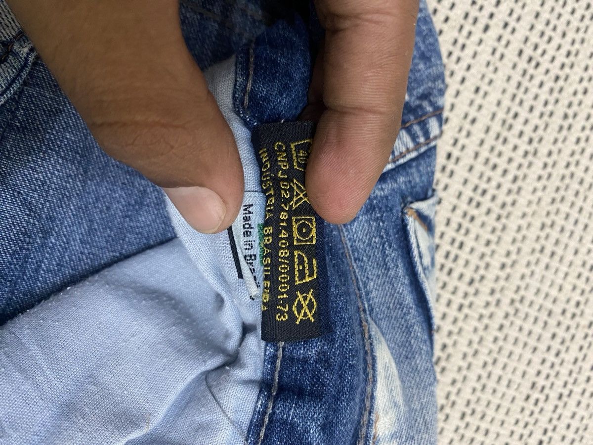 Japanese Brand × Vintage Mens Wide Leg Cargo Jean Stylish Baggy Pants for High Street Size US 30 / EU 46 - 9 Thumbnail