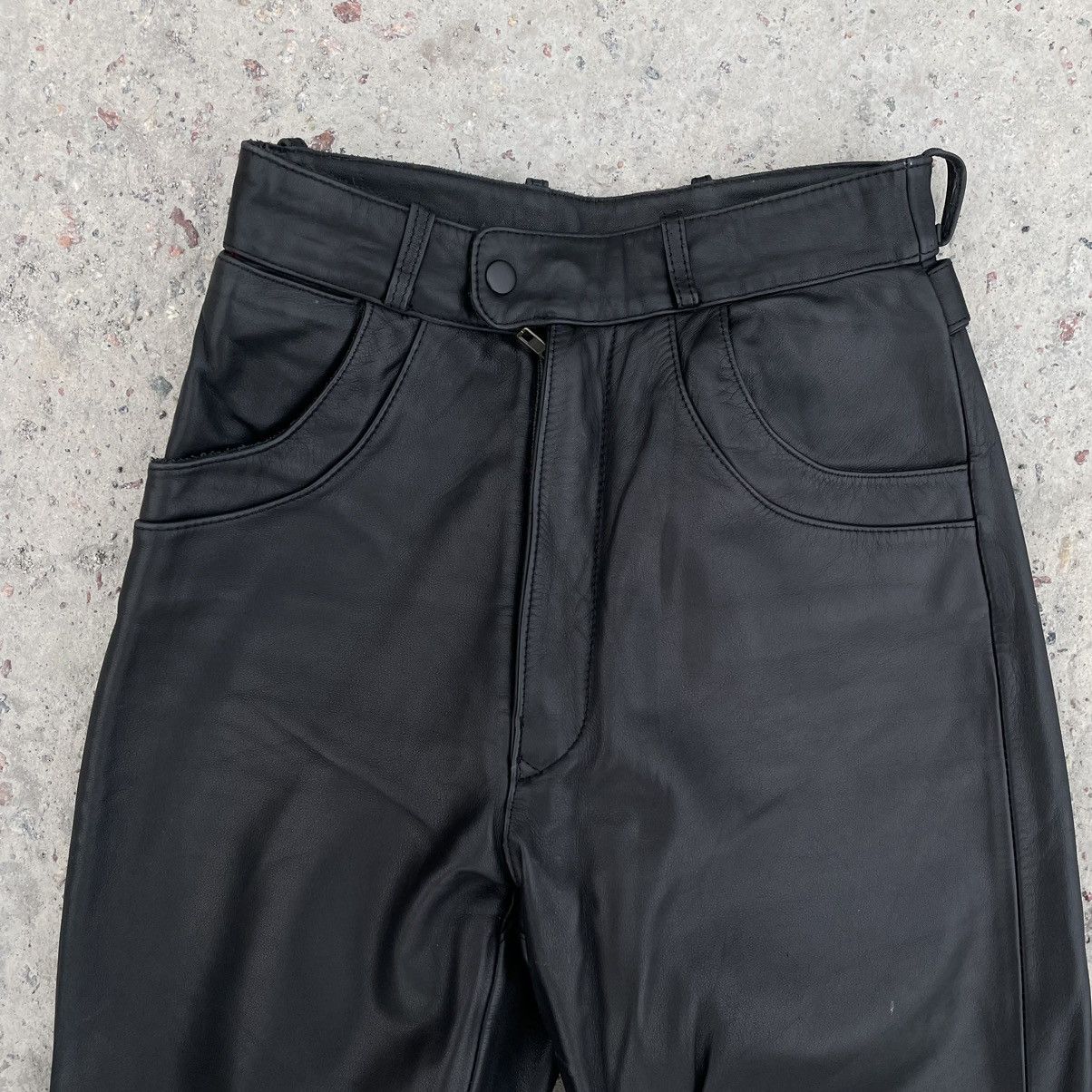 Vintage Vintage Moto Pants Real Leather 90s Y2K 36 size Japan Size 36" / US 14 / IT 50 - 4 Thumbnail