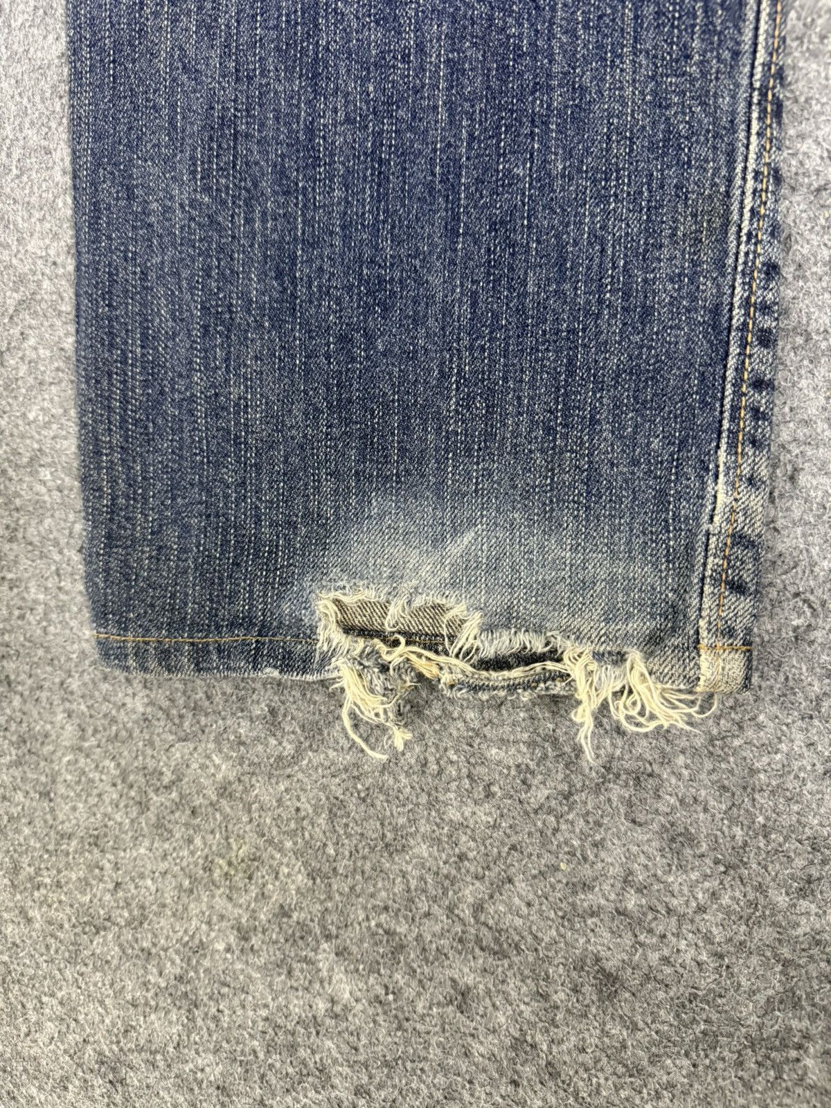 Kapital A14 EDWIN 505ZX SELVEDGE DENIM MUD WASH Size US 29 - 23 Thumbnail