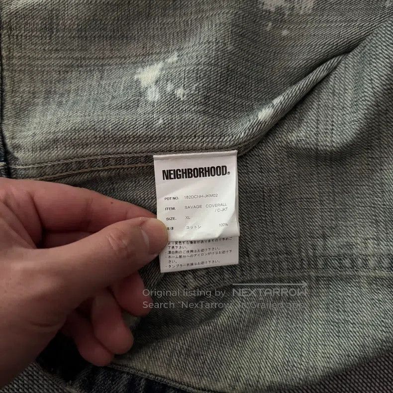 Neighborhood Neighborhood Work Denim Jacket Size US XL / EU 56 / 4 - 9 Thumbnail