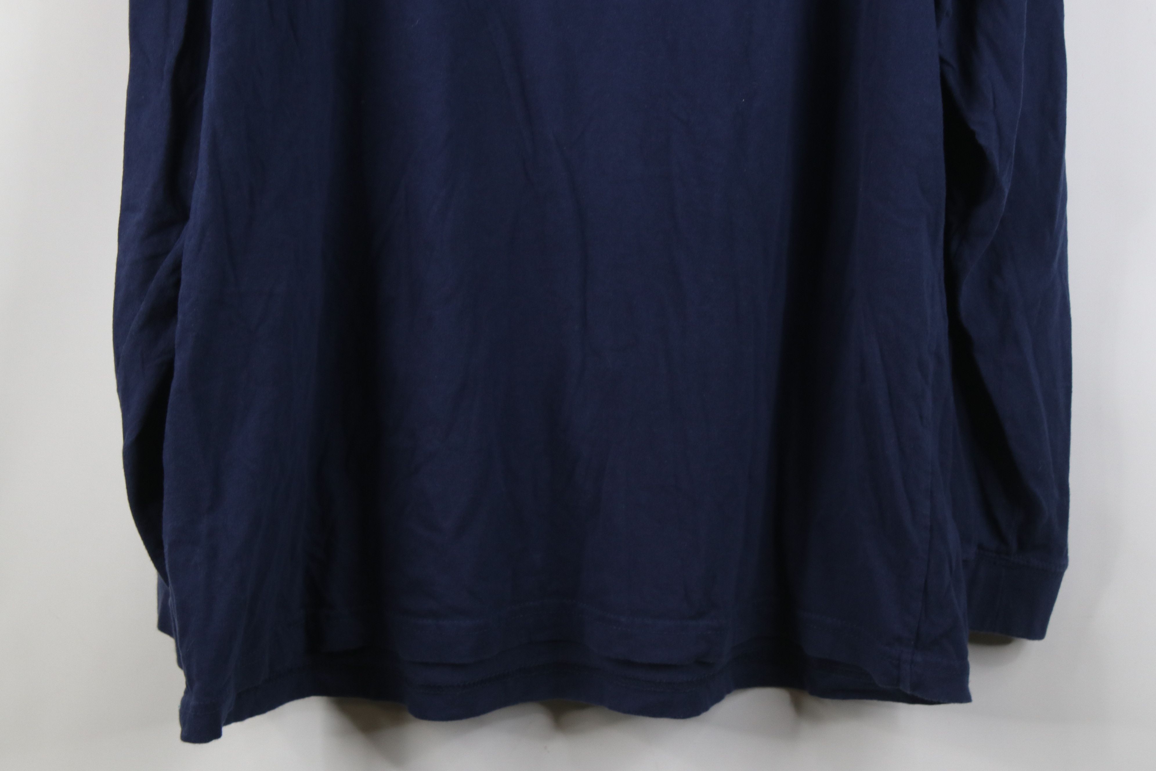 Majestic Vintage Y2K Majestic Sabres Hockey Long Sleeve T-Shirt Blue Size US XL / EU 56 / 4 - 13 Thumbnail