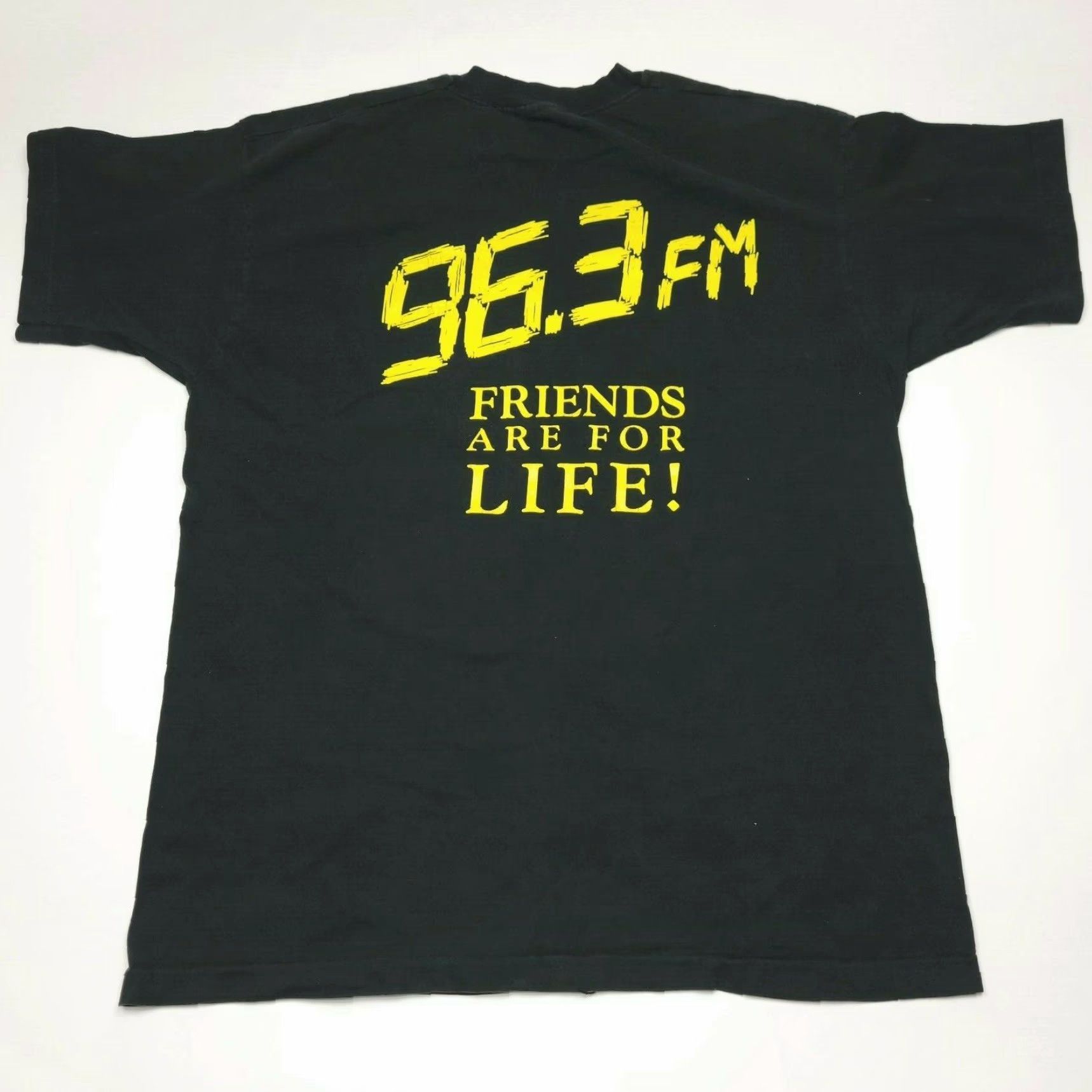 Fruit Of The Loom VINTAGE Project Graduation 96.3 FM Detroit Black Short Sleeve T-Shirt Unisex Adults XL Crew Neck Cotton Logo 90s Size US XL / EU 56 / 4 - 4 Thumbnail