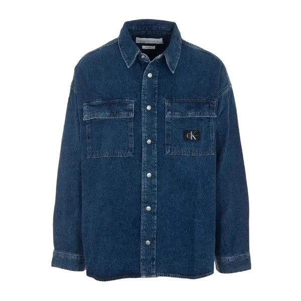 Calvin Klein CALVIN KLEIN JEANS Relaxed Linear Denim Shirt Size US L / EU 52-54 / 3 - 1 Thumbnail