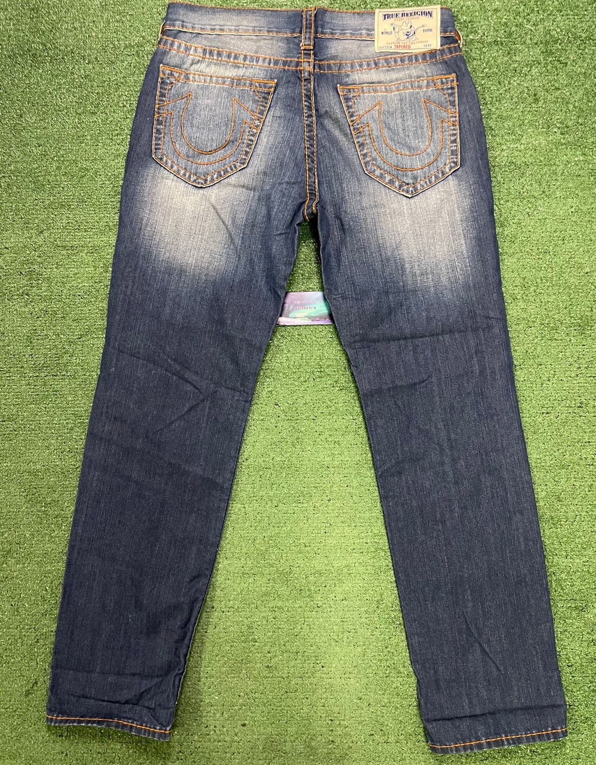 True Religion True Religion orange stitch jeans Size US 34 / EU 50 - 2 Thumbnail