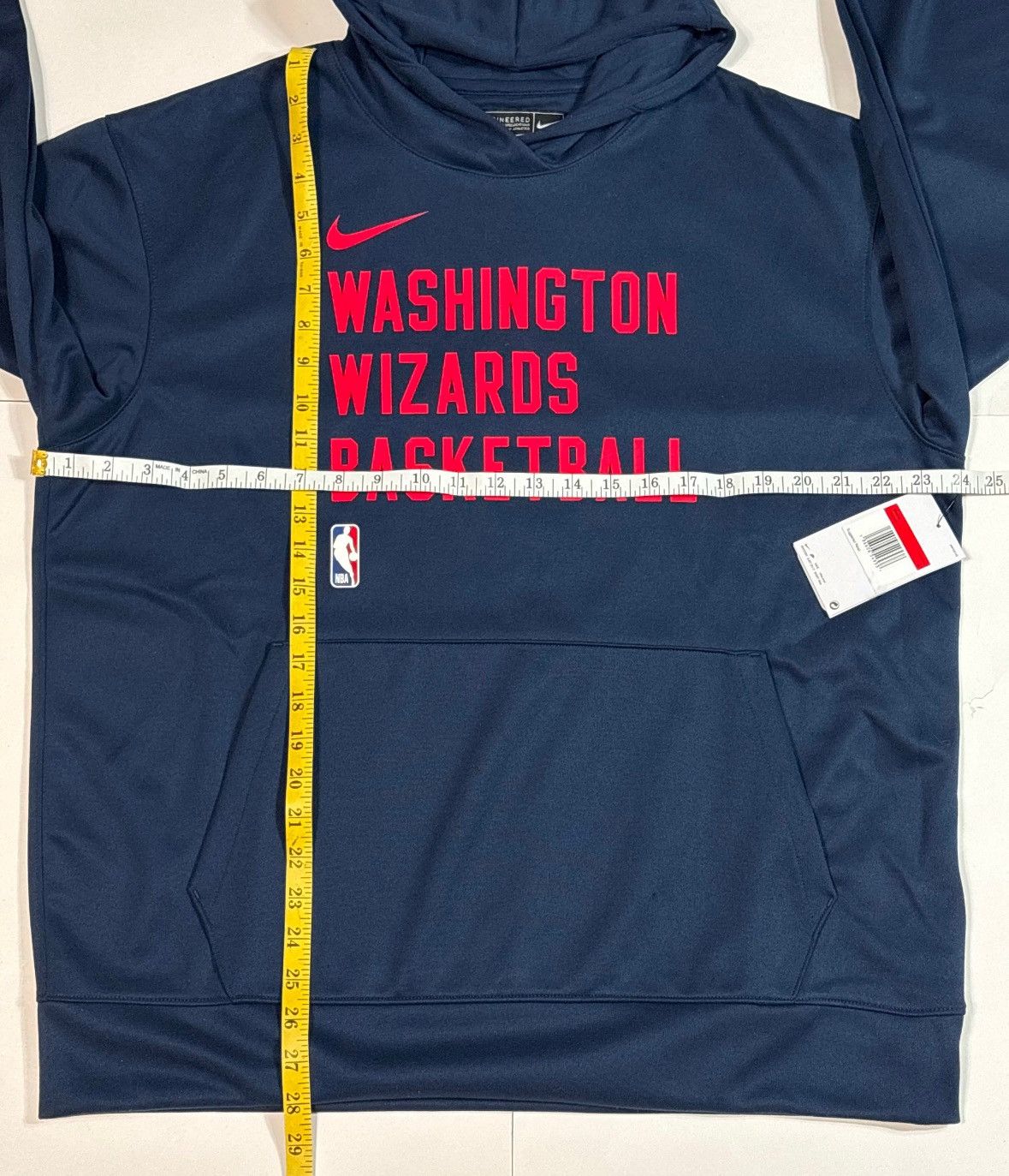Nike Nike NBA Engineered Washington Wizards Basketball Hoodie Size US L / EU 52-54 / 3 - 11 Thumbnail