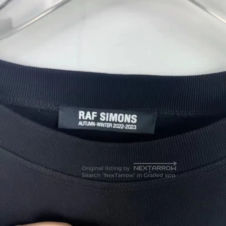 Raf Simons Raf Simons FW22 portrait letter logo long-sleeved sweatshi Size US S / EU 44-46 / 1 - 4 Thumbnail