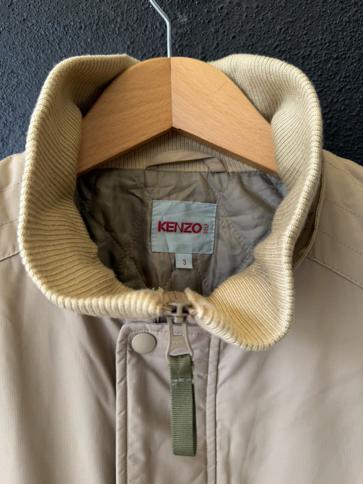 Kansai Yamamoto × Kenzo 🧥 Kenzo Golf Vintage Bomber Jacket - Size L (3) Size US L / EU 52-54 / 3 - 4 Thumbnail
