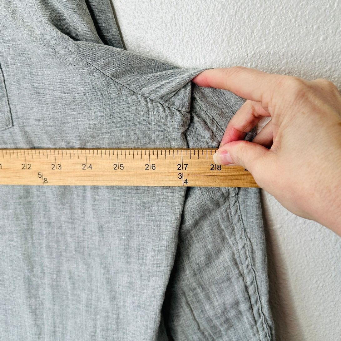 Other Goodfellow Light Gray Linen Long Sleeve Button Shirt 2XL Size US XXL / EU 58 / 5 - 12 Thumbnail