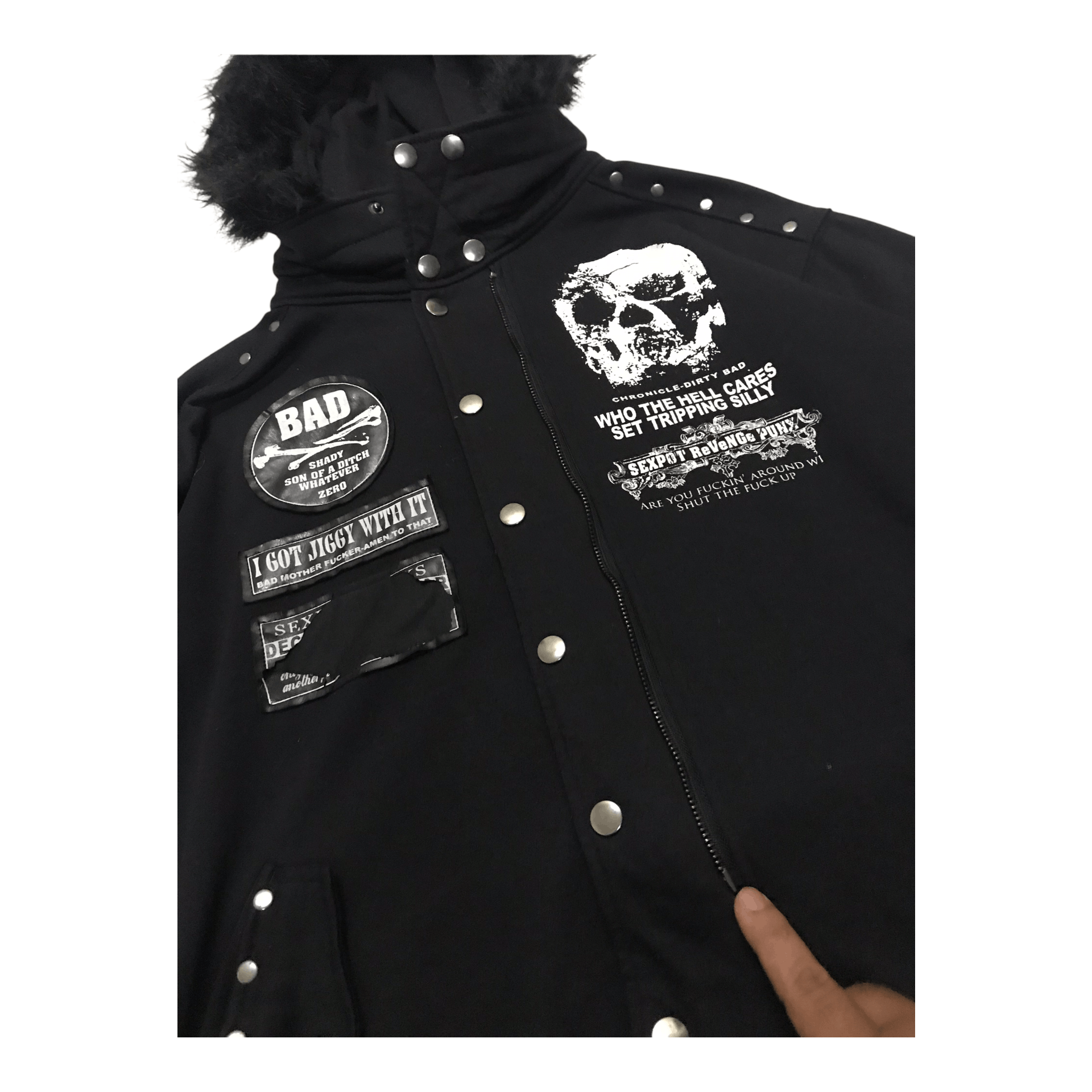 Hysteric Glamour × If Six Was Nine × Japanese Brand Sex pot Revenge Fur Hoodie Jacket Size US M / EU 48-50 / 2 - 5 Thumbnail