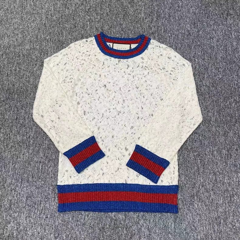 Gucci Gucci Embroidered hollow sweatshirt 2505-Nextarrow Size S / US 4 / IT 40 - 1 Thumbnail
