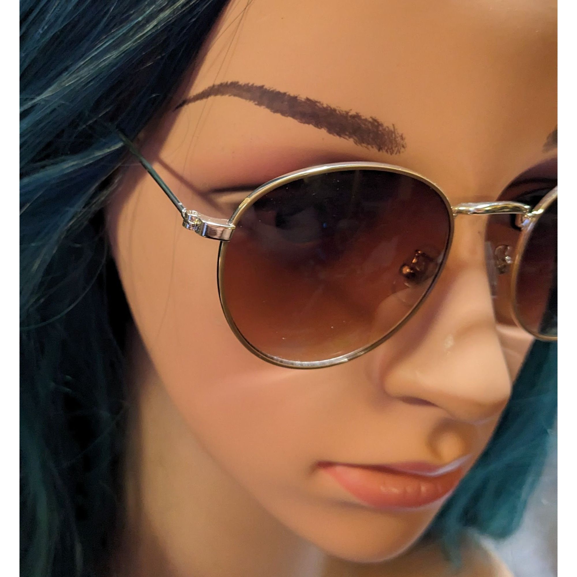 Levi's Levis Gold And Tan LEV112W Brown Lens Sunglasses Size ONE SIZE - 8 Thumbnail