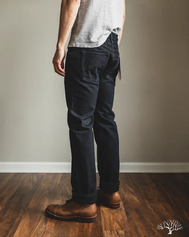 Iron Heart Iron Heart 14oz Selvedge IH-777S-142OD Indigo Overdyed Black Size US 29 - 4 Thumbnail