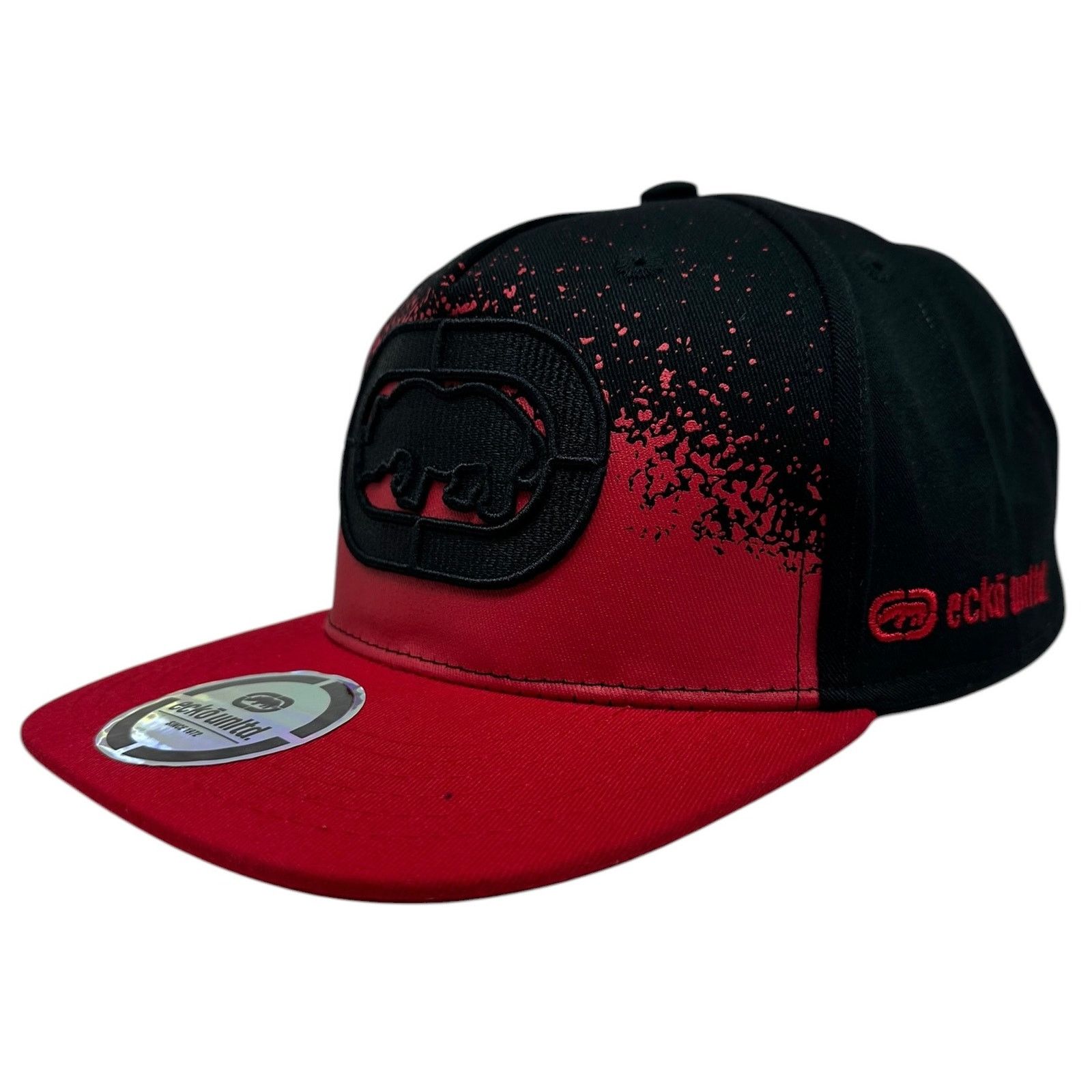 Ecko Unltd. Ecko Unltd Snapback Hat 3D Embroidered Splatter Print Cap Size ONE SIZE - 3 Thumbnail