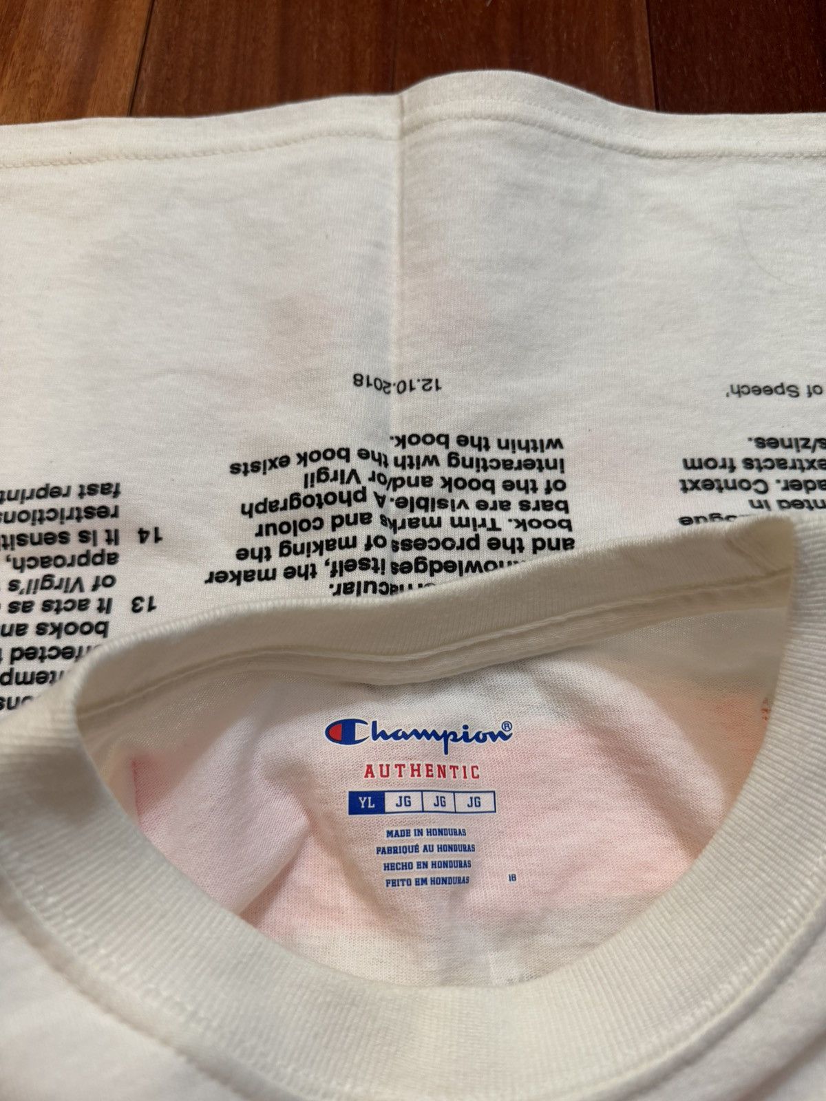 Champion Virgil Abloh MCA Figures of Speech Lines Tee Size US S / EU 44-46 / 1 - 3 Thumbnail