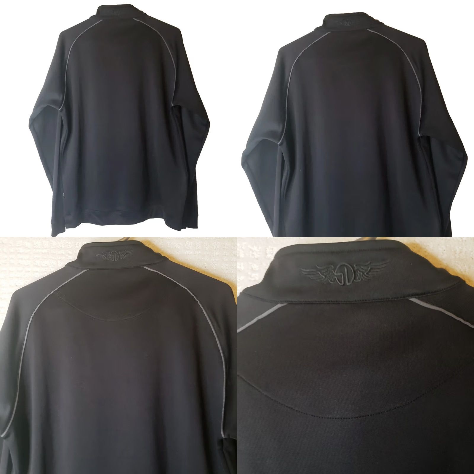 Vintage Straight Down Full-Zip Jacket Mens Size Medium Black 746A 01007909 Size US M / EU 48-50 / 2 - 8 Thumbnail