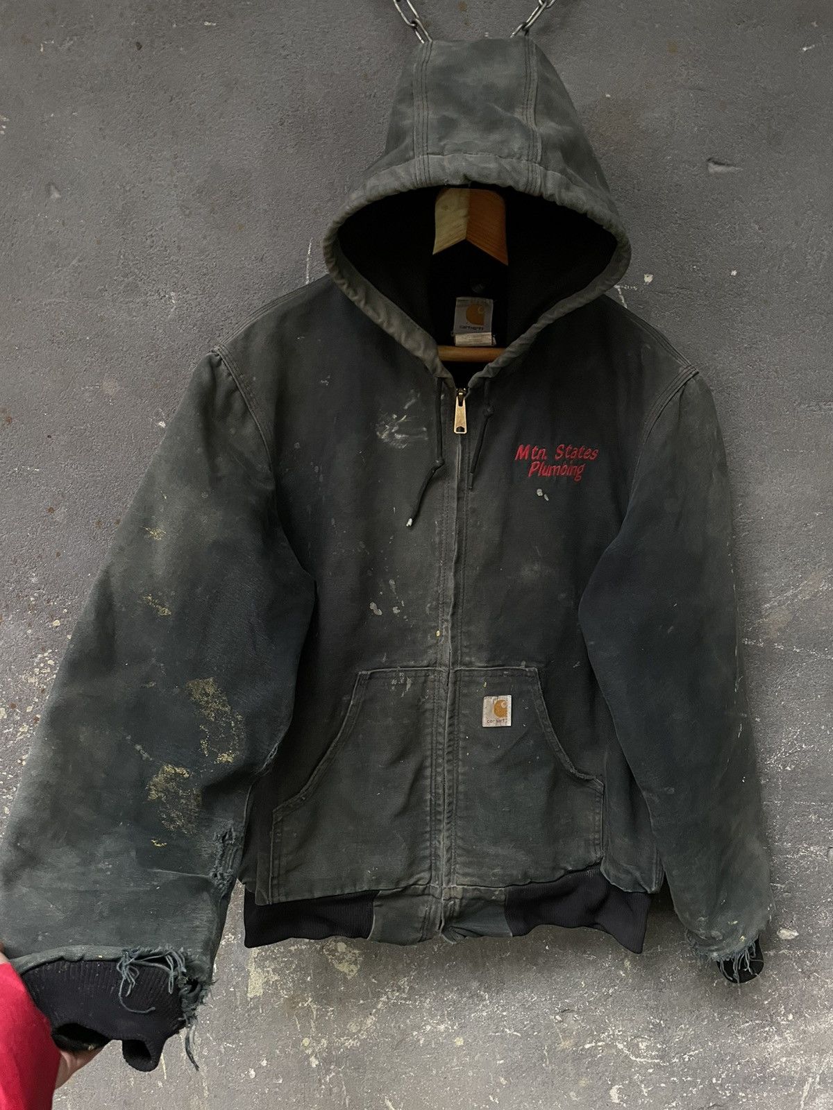 Carhartt Carhartt Active Jacket 90’s Distressed Faded Boxy Fit RARE Size US M / EU 48-50 / 2 - 6 Thumbnail