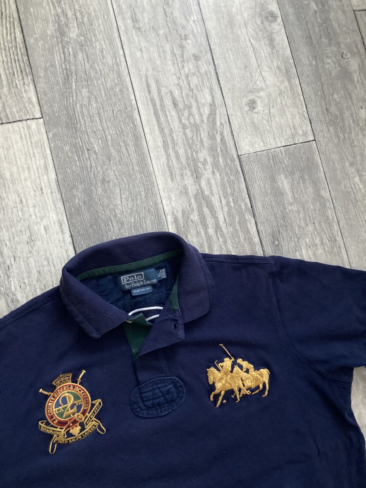 Polo Ralph Lauren × Vintage Vintage Ralph Lauren polo t-shirt tee chief keef XL Y2k drip Size US XL / EU 56 / 4 - 5 Thumbnail