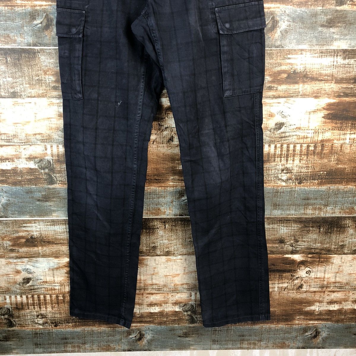 Comme Ca Ism DL Comme Ca Ism checkered Cargo Multipocket Pants #C644 Size US 32 / EU 48 - 6 Thumbnail