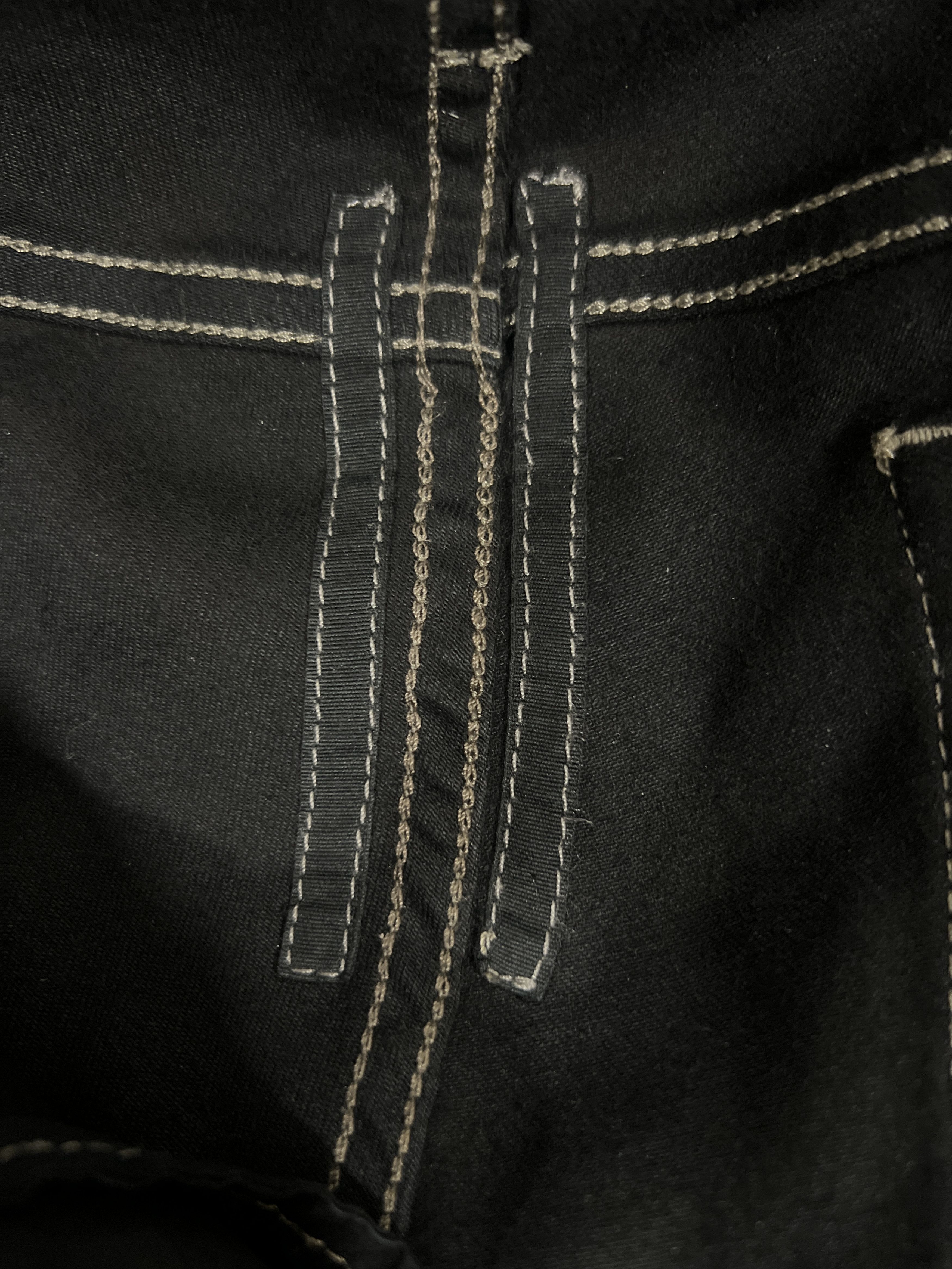 Rick Owens Rick Owen’s Waxed Bias Bolans Size US 29 - 6 Thumbnail