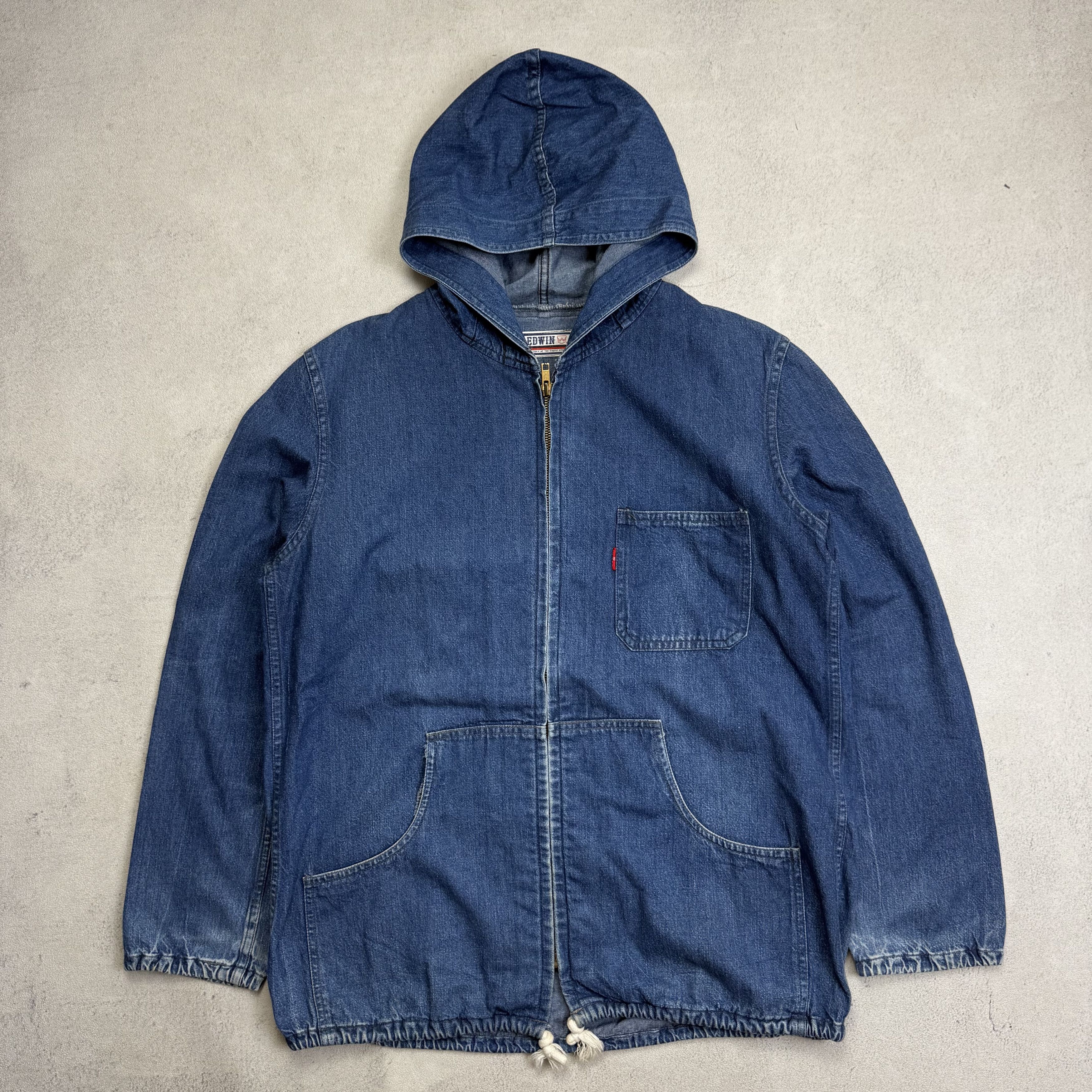 Edwin Vintage Edwin Zip Up Denim Jacket Size US L / EU 52-54 / 3 - 1 Thumbnail