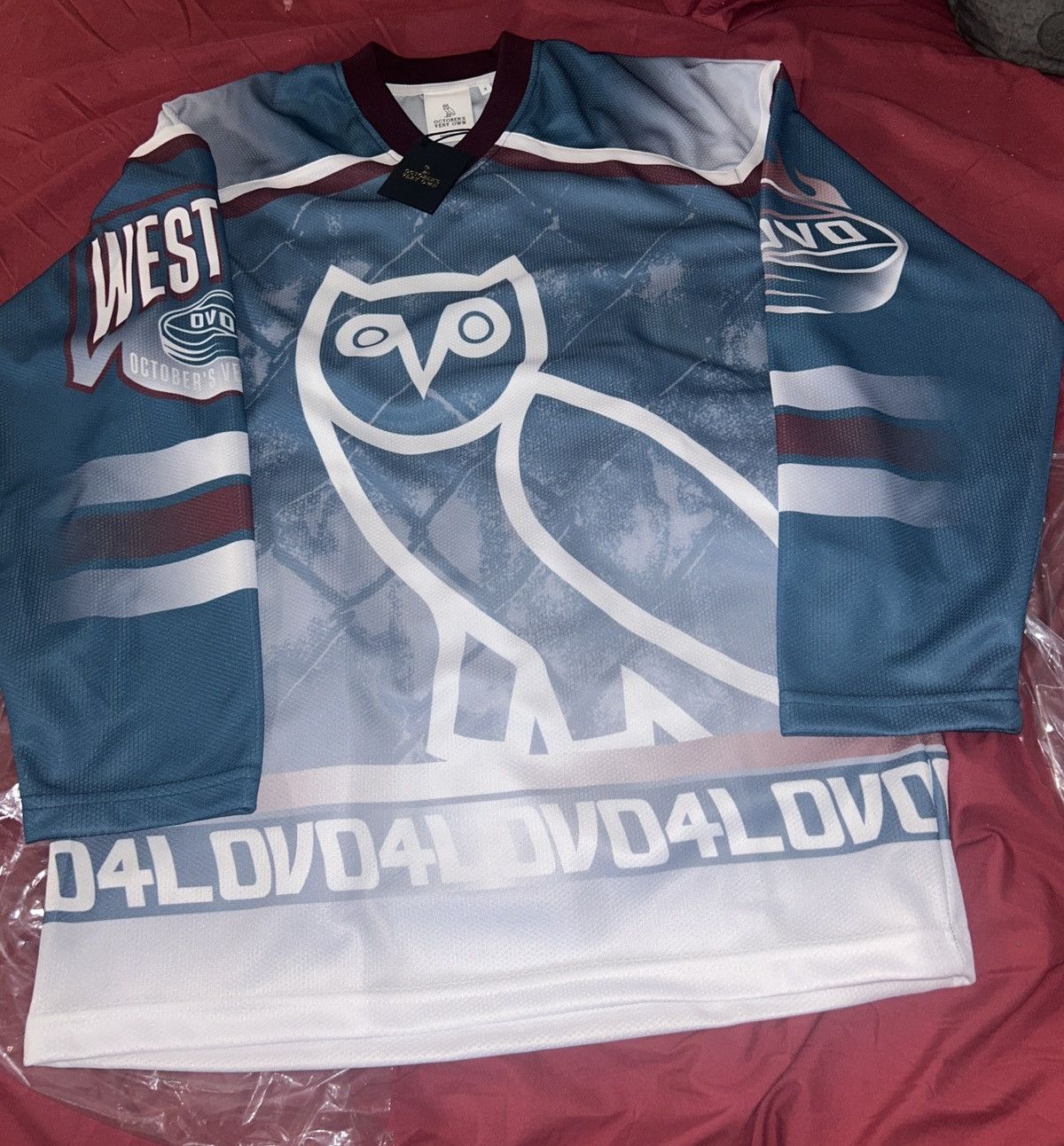 October's Very Own Octobers very own ovo west end hockey jersey green small Size US S / EU 44-46 / 1 - 1 Thumbnail