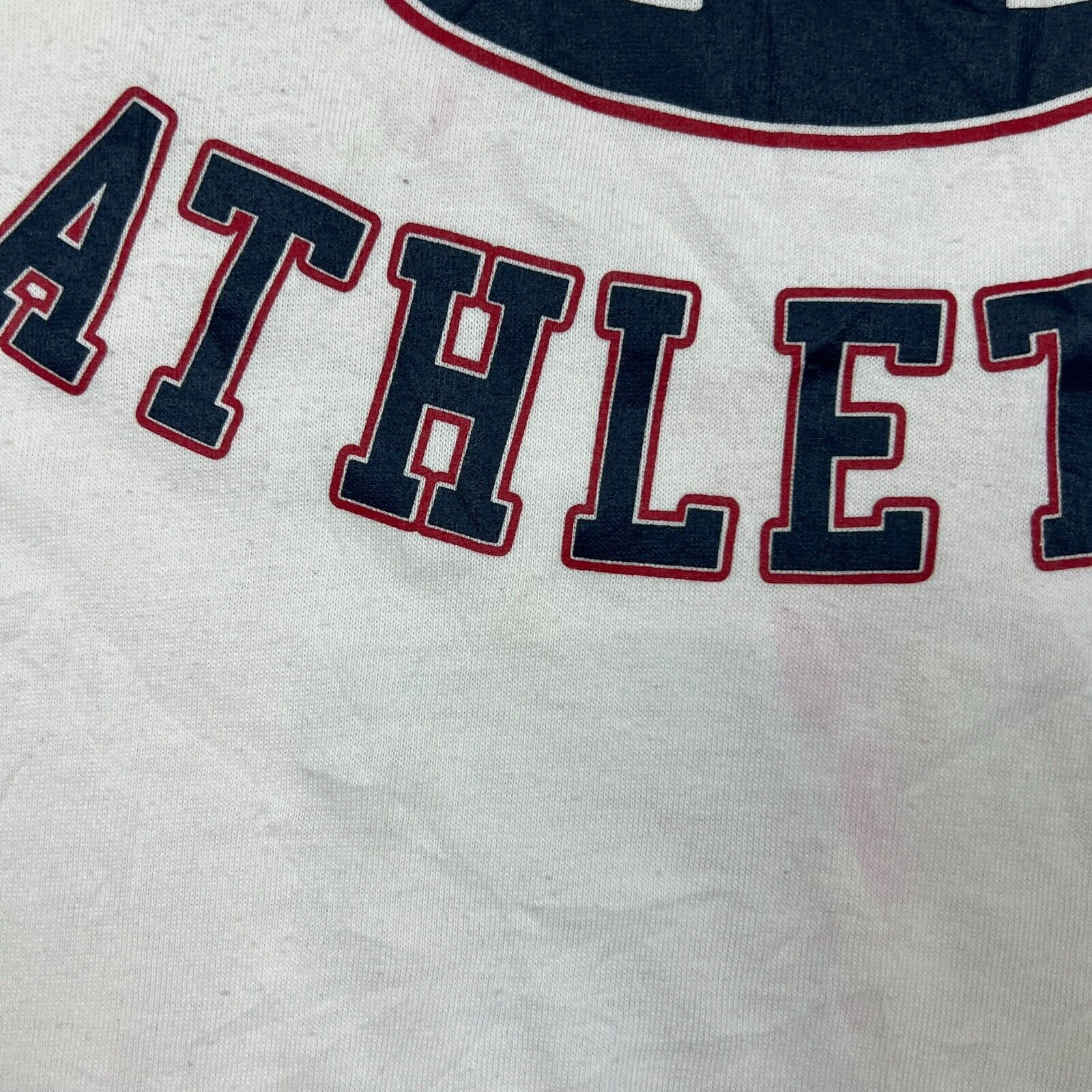 Champion × Vintage VTG 90s Champion T Shirt Athletics Script Short Sleeve Tee Size US XL / EU 56 / 4 - 6 Thumbnail
