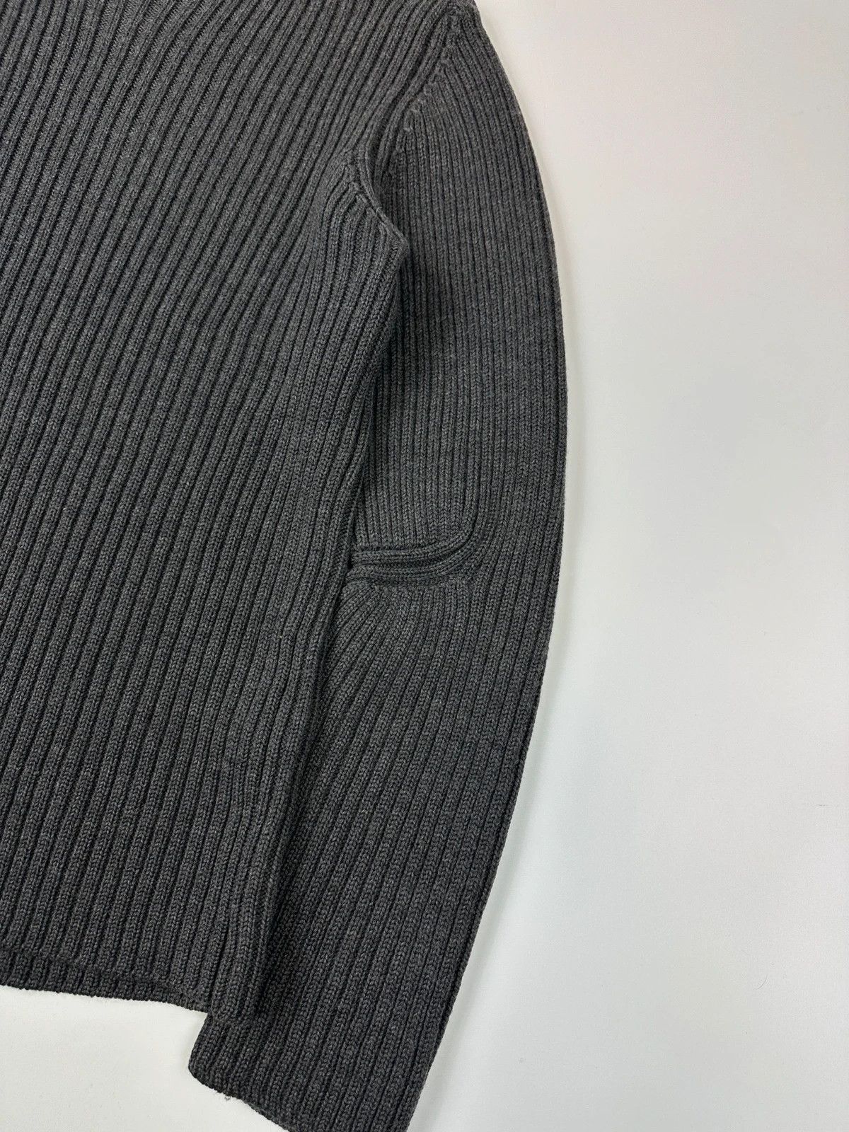 Prada Prada Sport FW2004 Grey Ribbed Wool Knit Sweater Size US M / EU 48-50 / 2 - 3 Thumbnail