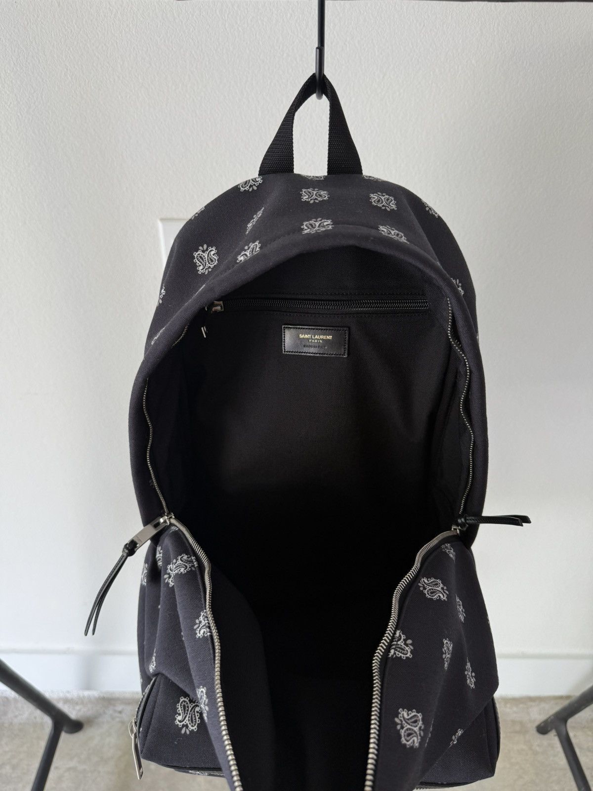 Saint Laurent Paris Saint Laurent Paris SS15 Paisley Backpack Hedi Slimane Size ONE SIZE - 7 Thumbnail