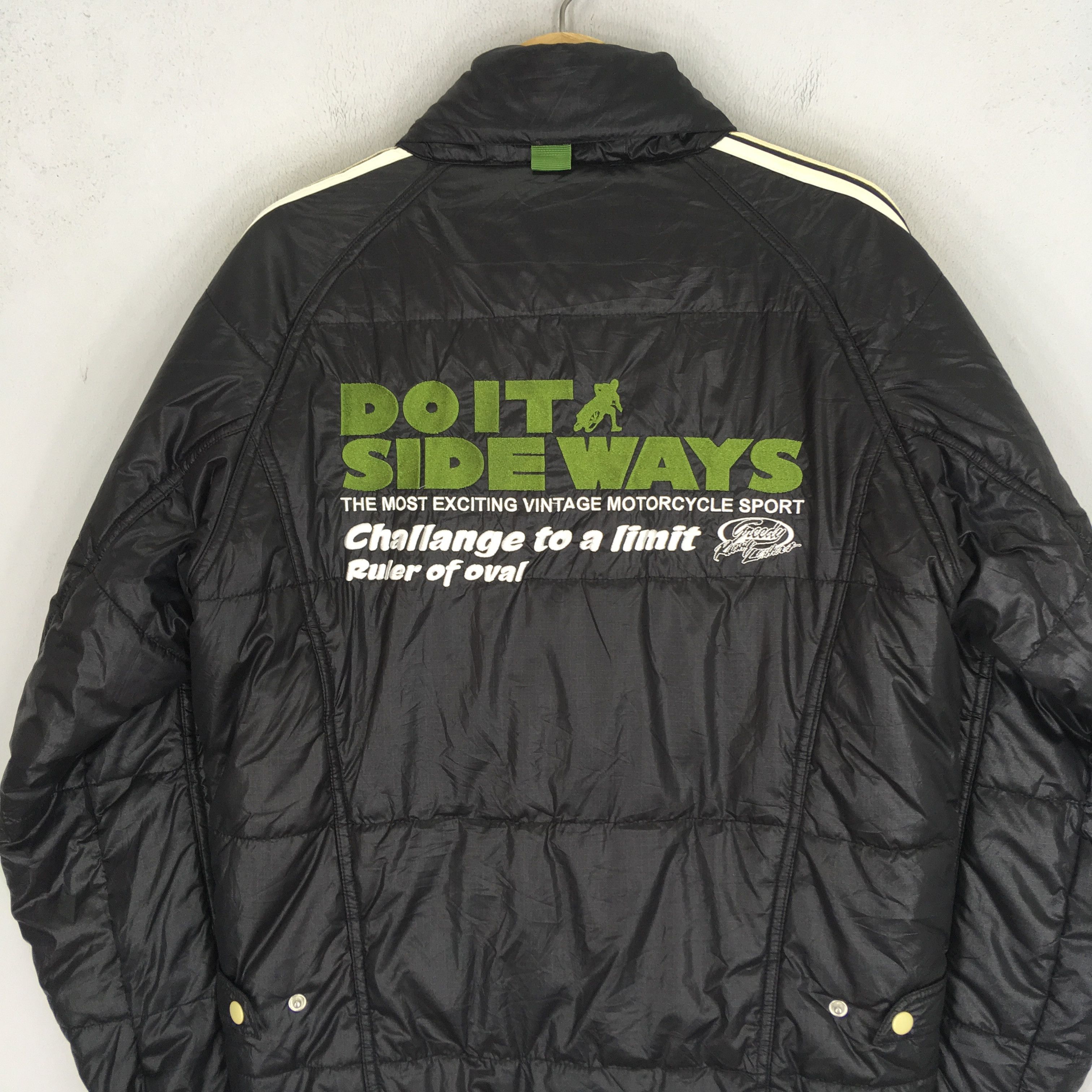 Other Vintage 90's Greedy Motorcycles Racing Thermolite Jacket Size US L / EU 52-54 / 3 - 4 Thumbnail