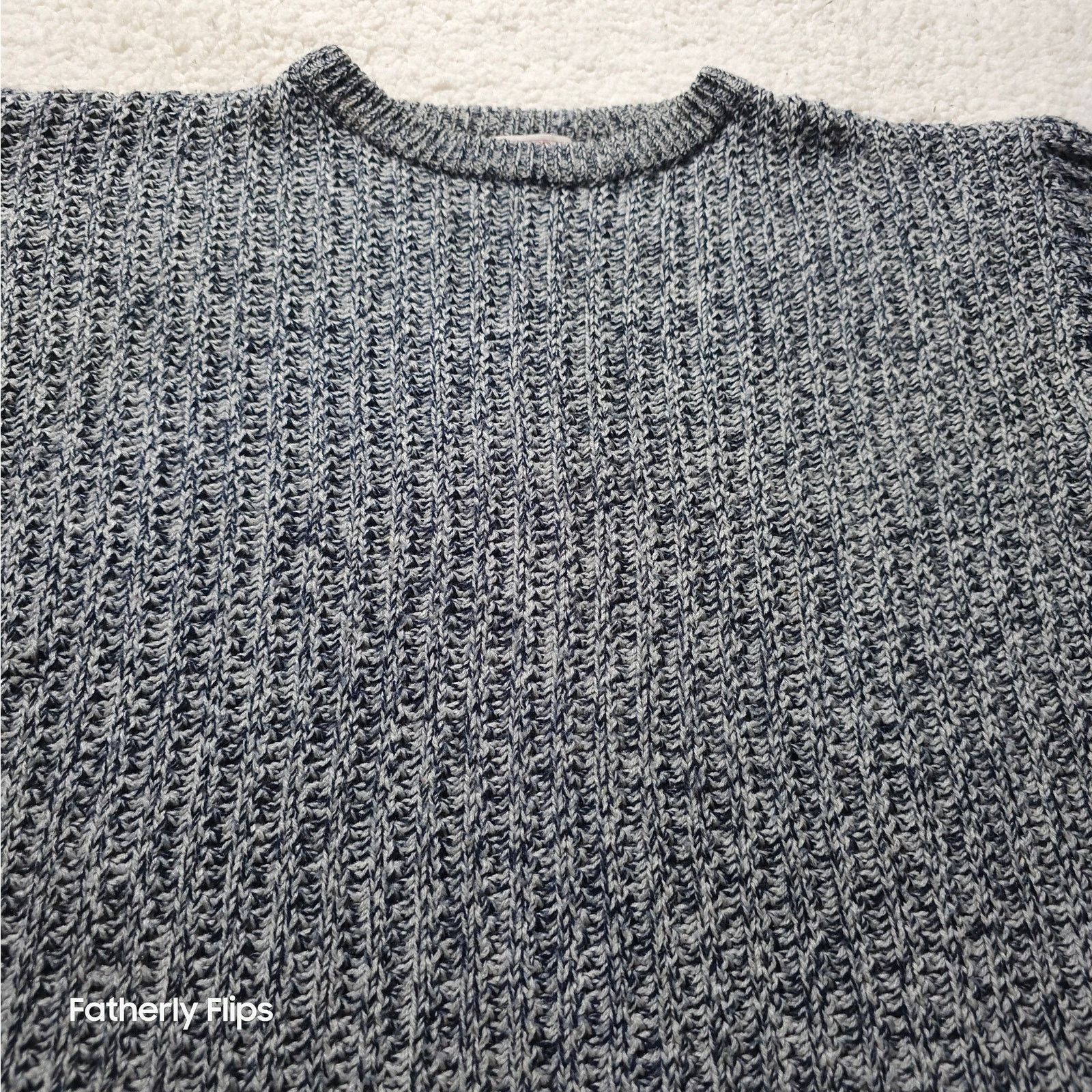 Other VTG GAP Marled Knit Sweater boys L Black White Chunky 90s Size US L / EU 52-54 / 3 - 4 Thumbnail