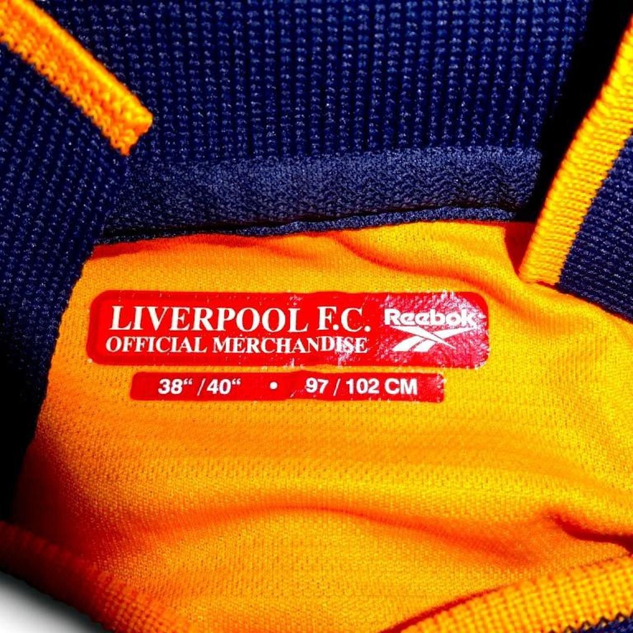 Reebok Fc Liverpool England 2000 2001 Away shirt jersey Size US M / EU 48-50 / 2 - 3 Thumbnail