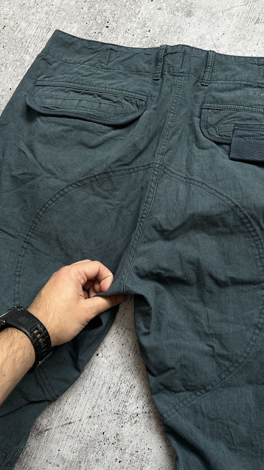 G-Star G Star Raw 3D Regular Tapered Cargo Y2K Pants Size US 33 - 14 Thumbnail