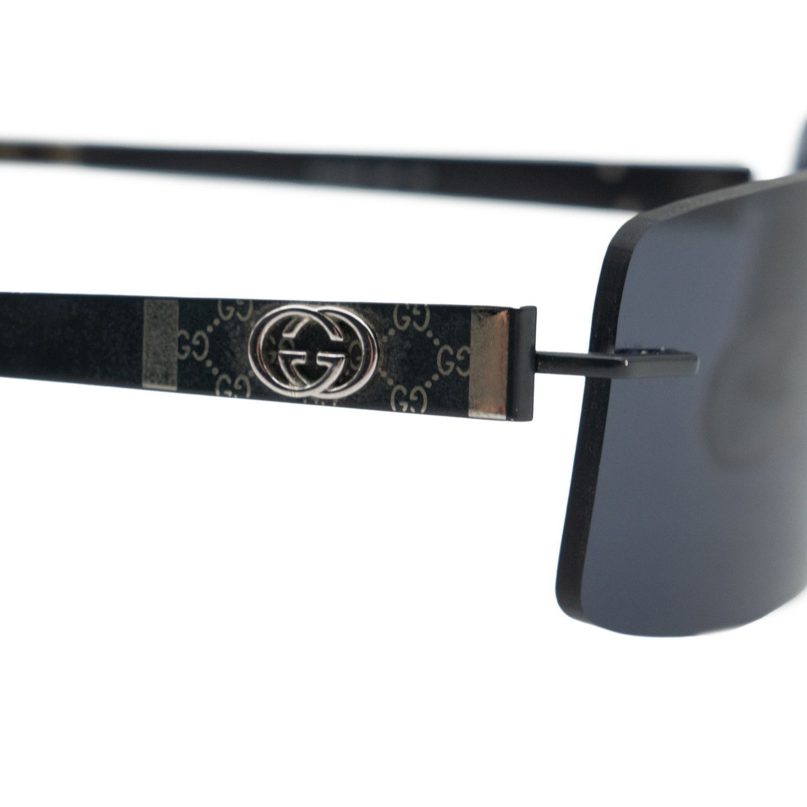 Gucci Vintage Gucci GG Rectangular Titanium Rimless Sunglasses Size ONE SIZE - 6 Thumbnail