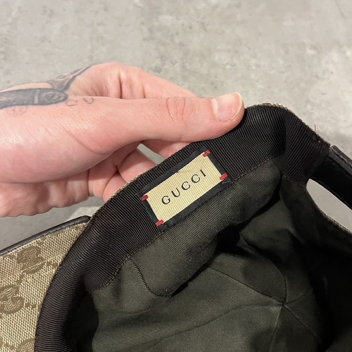 Gucci GUCCI Monogram Cap Size ONE SIZE - 7 Thumbnail