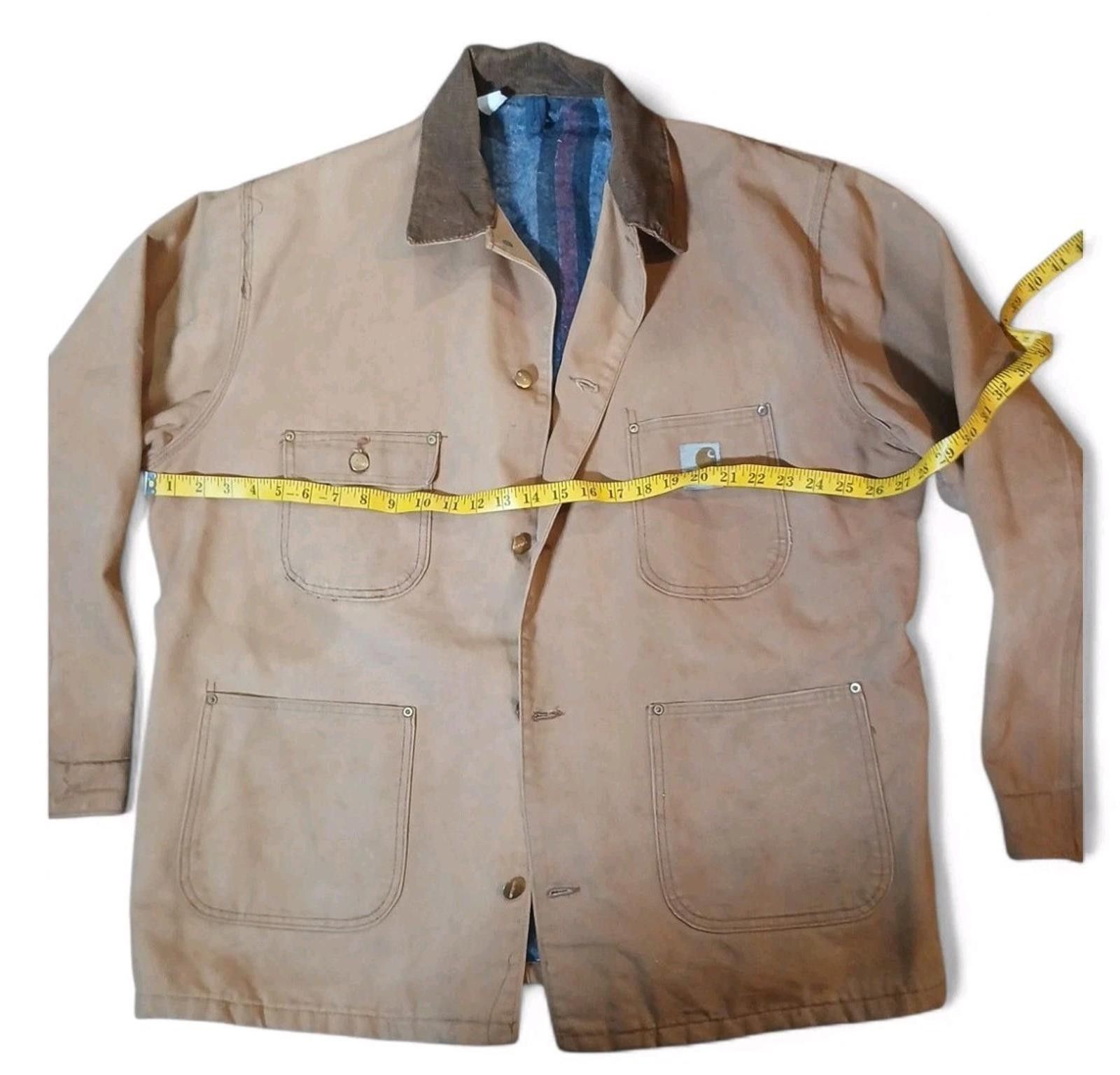 Carhartt 70s Carhartt Blanket Lined Chore Coat 40/XL Thrashed USA Size US XL / EU 56 / 4 - 3 Thumbnail