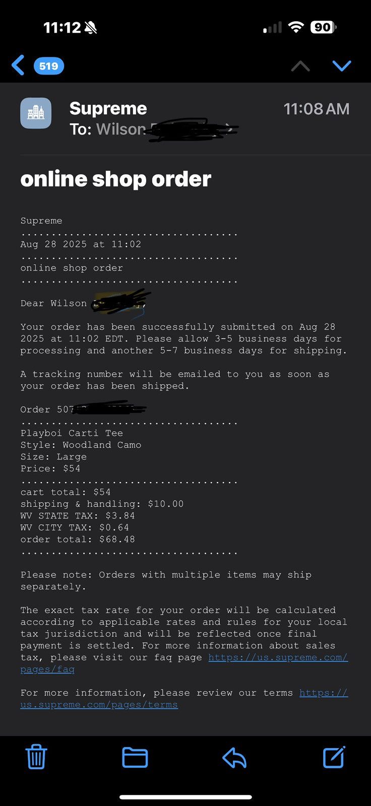 Supreme Supreme Playboi Carti T Size US L / EU 52-54 / 3 - 2 Thumbnail