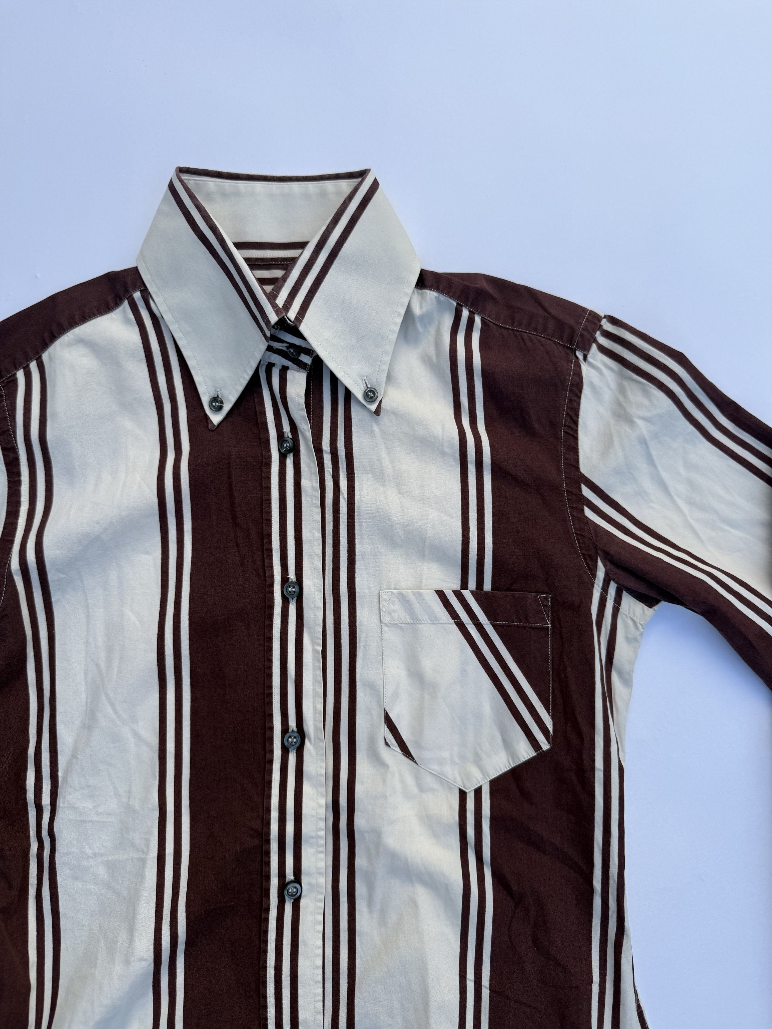 Dolce & Gabbana Vintage Women's Dolce & Gabbana Striped Shirt Size S / US 4 / IT 40 - 4 Thumbnail