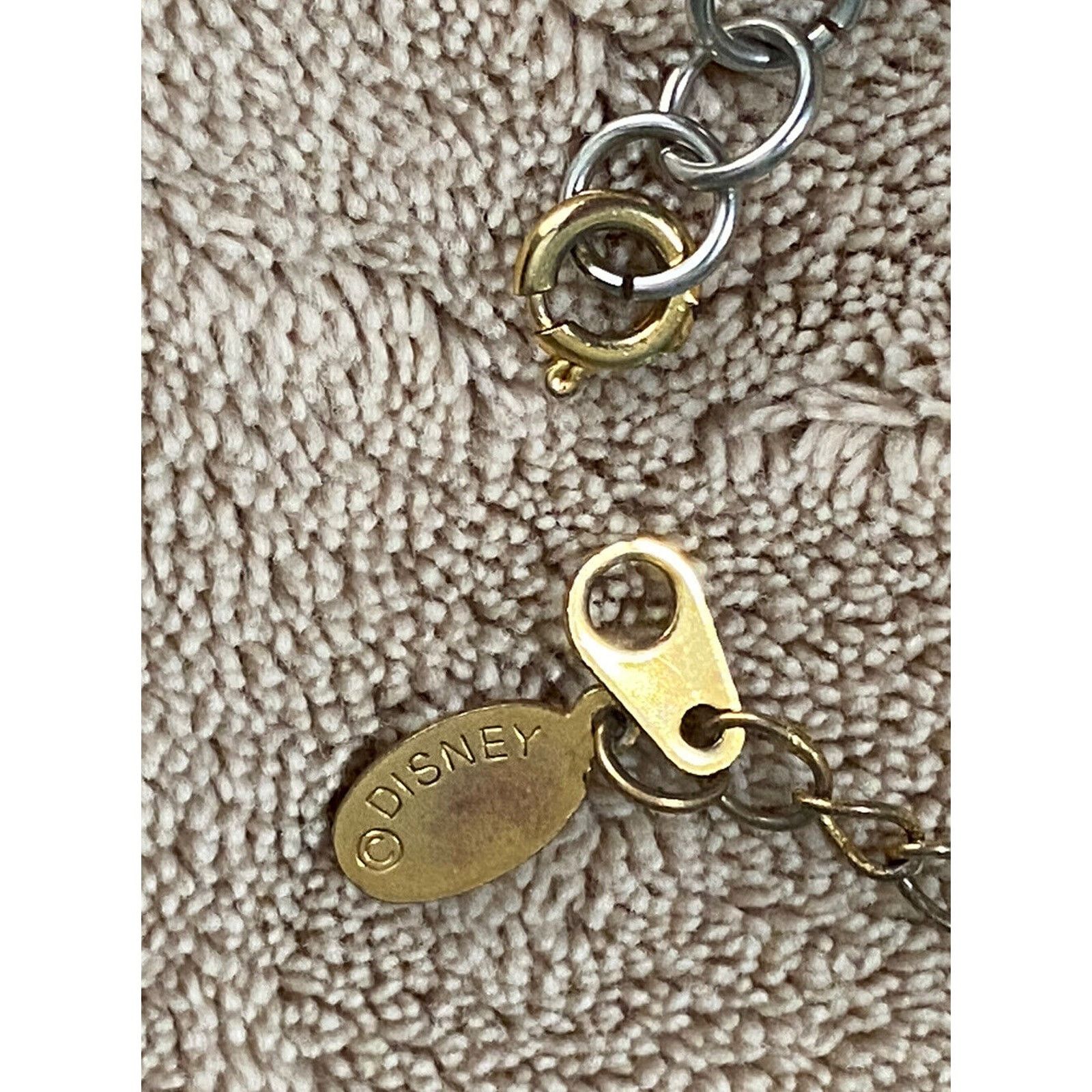 Disney 1980s Disney Vintage Antique Snow White Dwarf Charm Bracelet Size ONE SIZE - 11 Thumbnail