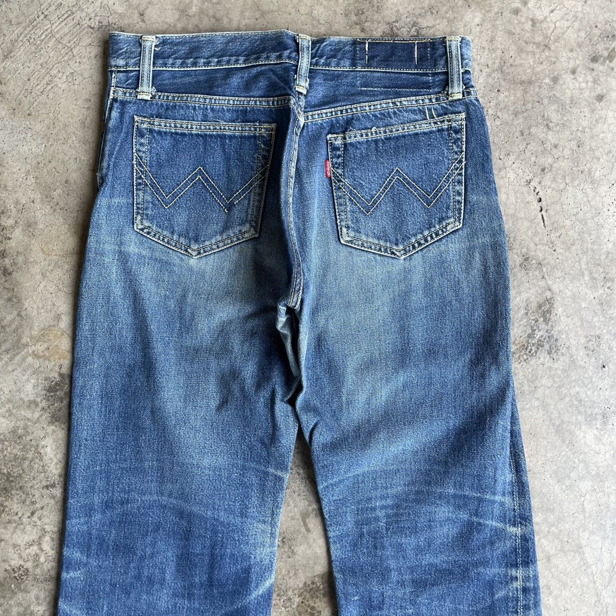 Edwin Vintage 90s Edwin Stoned Washed Distress Denim Jeans Size US 29 - 5 Thumbnail