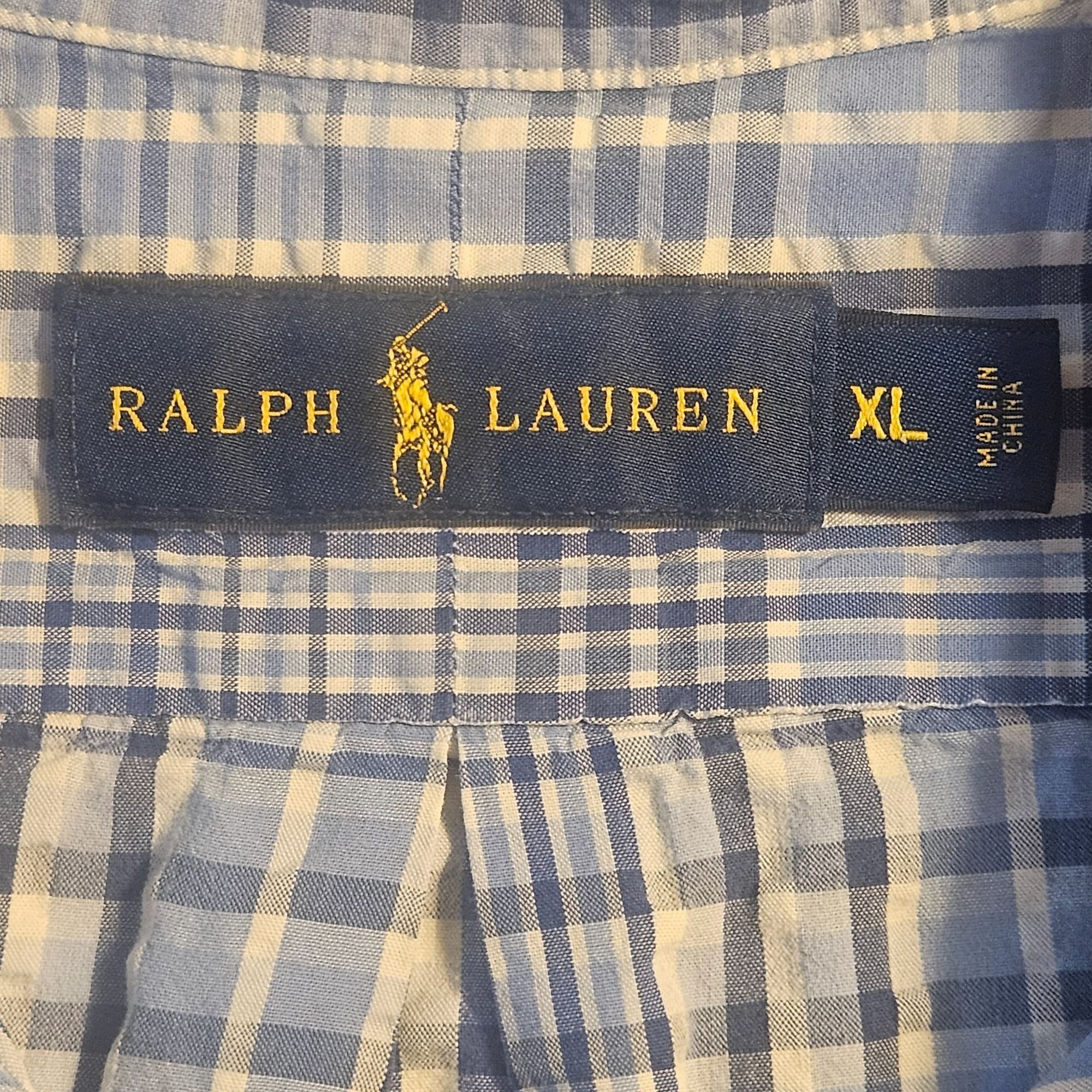 Ralph Lauren Ralph Lauren Mens Blue Plaid Shirt XL Y2K Preppy Classic Fit Size US XL / EU 56 / 4 - 4 Thumbnail