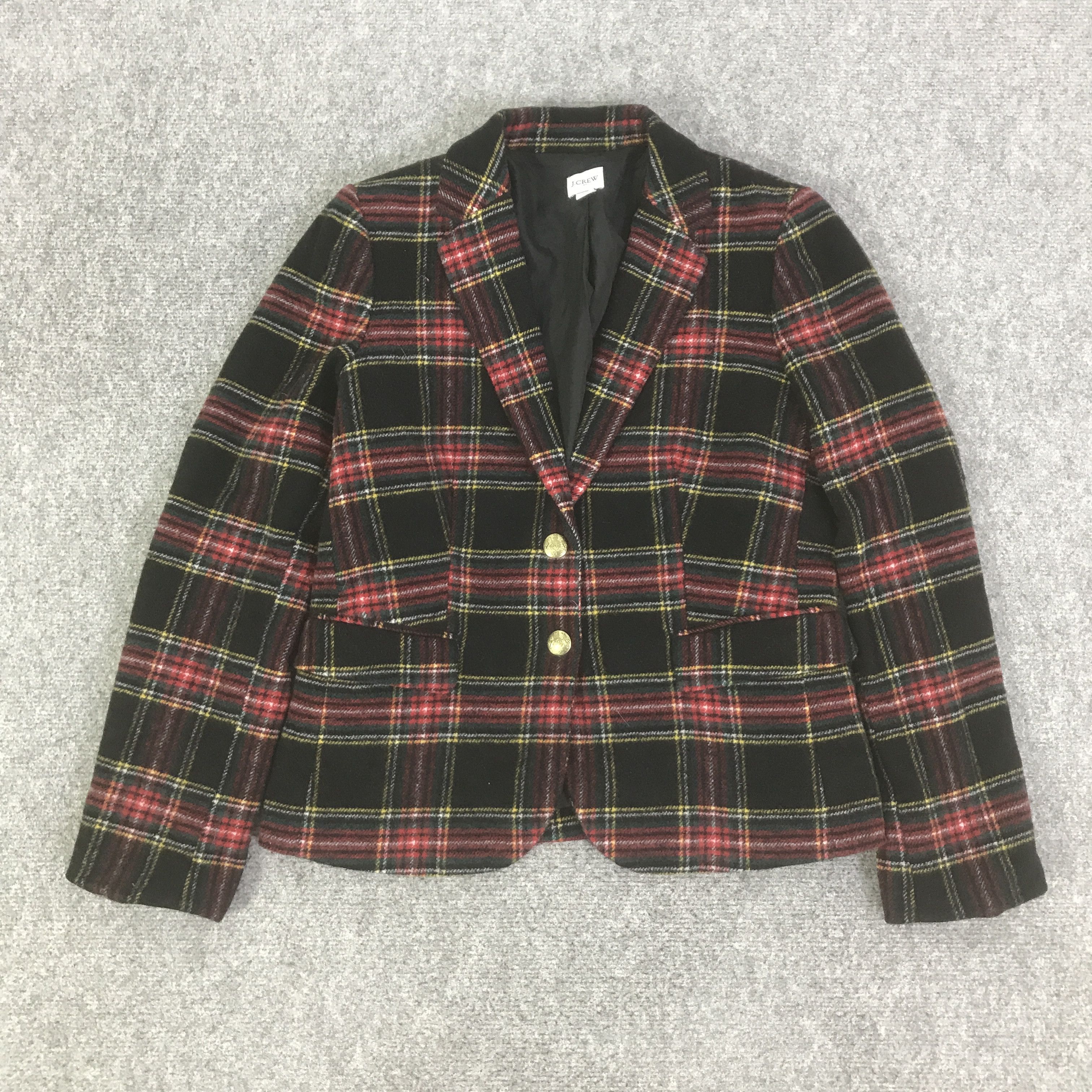 J.Crew J.CREW TARTAN DESIGN BLAZER COAT JACKET K127B19 Size US M / EU 48-50 / 2 - 1 Thumbnail